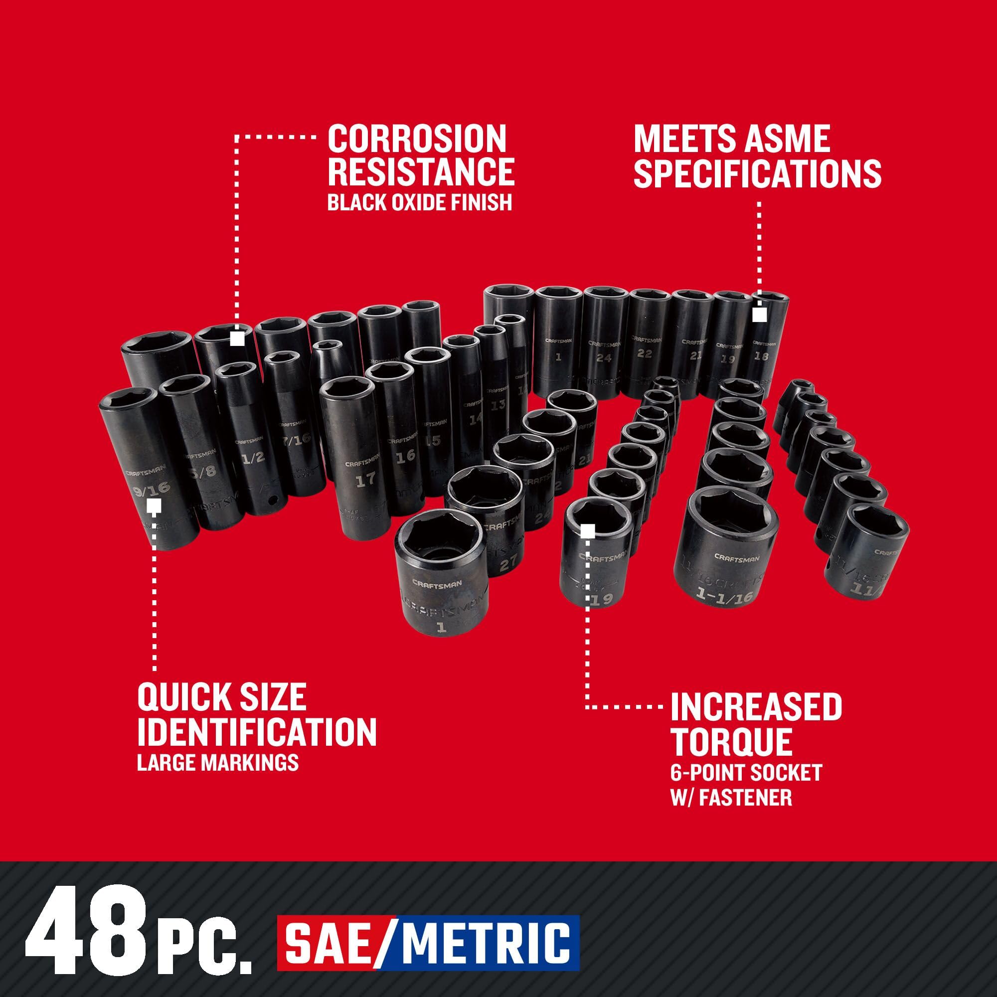 craftsman-cmmt16548-48-piece-1-2-inch-drive-sae-deep-impact-socket-set image 5