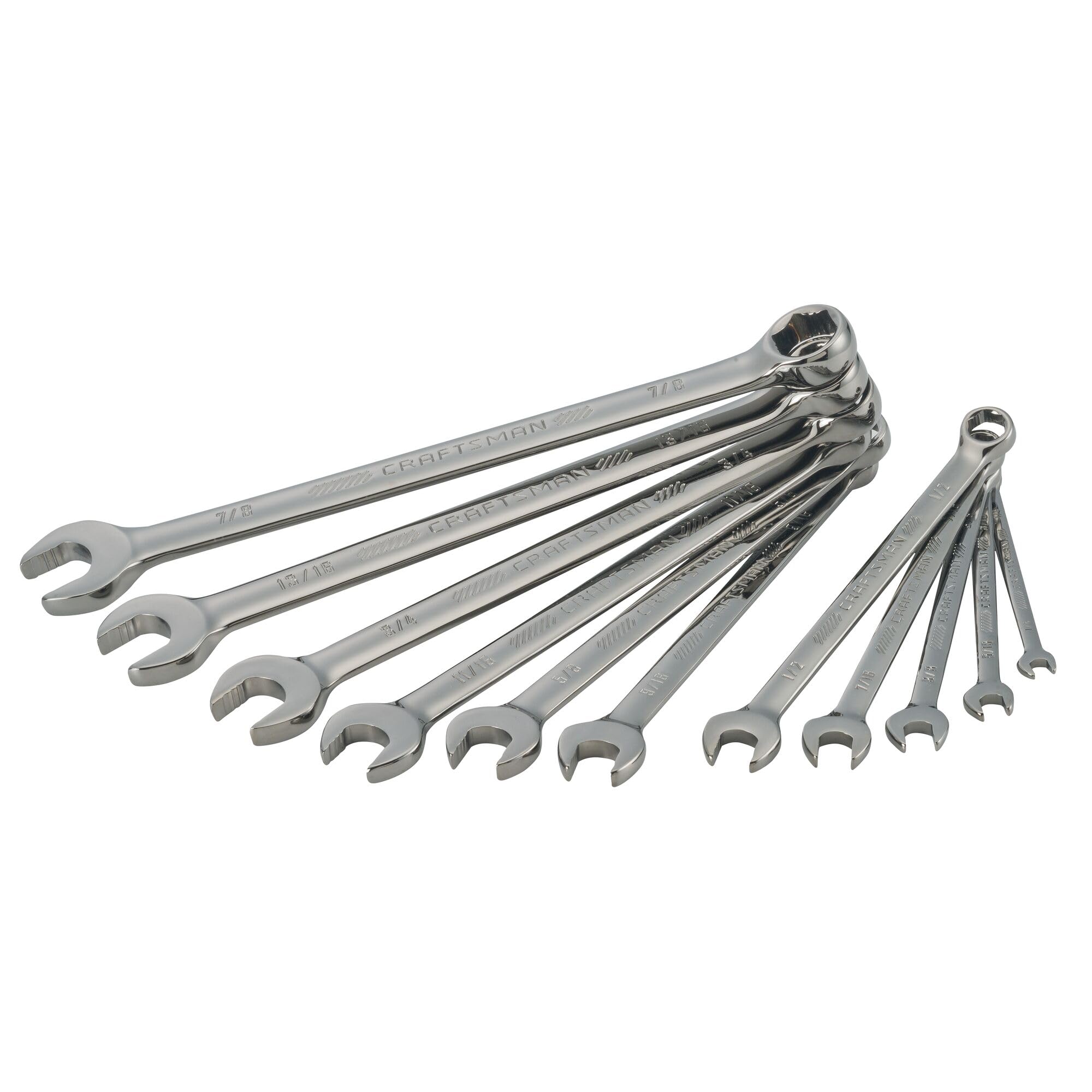 craftsman-overdrive-11-piece-sae-wrench-set-cmmt87711-anti-slip-rust-resistant image 7