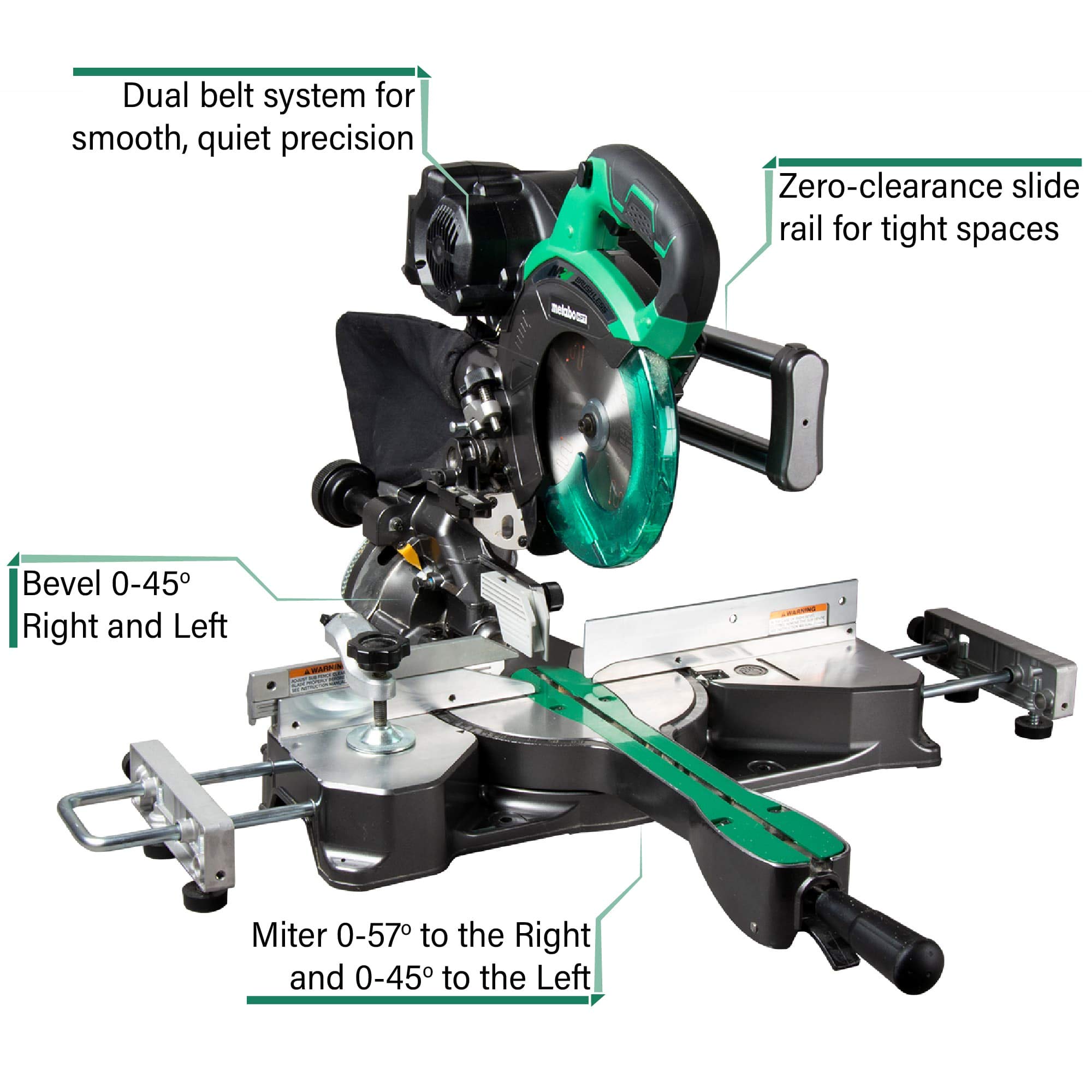 metabo-hpt-36v-multivolt-pro-sliding-miter-saw-7-1-4-inch-dual-bevel-tool-only-c image 2