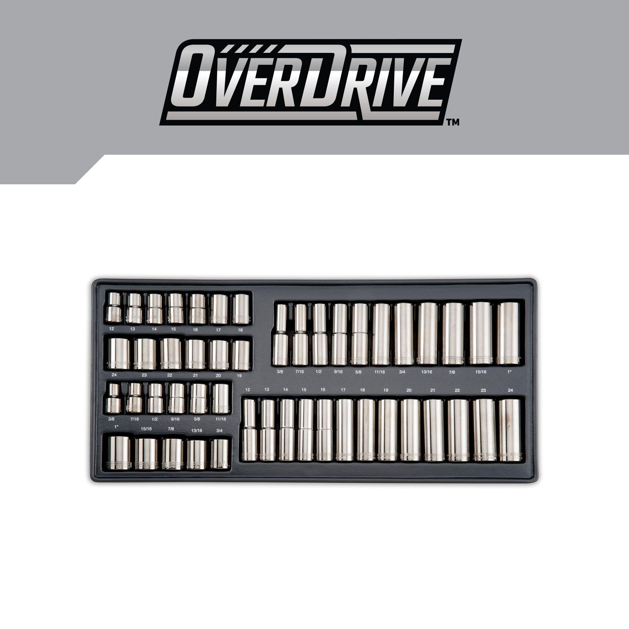 craftsman-overdrive-284-piece-mechanics-tool-set-with-gunmetal-chrome-finish-cmm image 4
