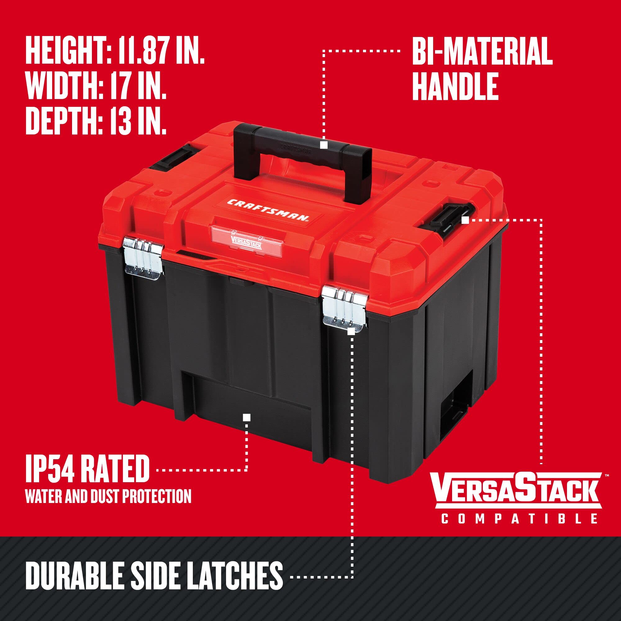 craftsman-versastack-cmst17825-17-inch-deep-tool-box-lockable image 2