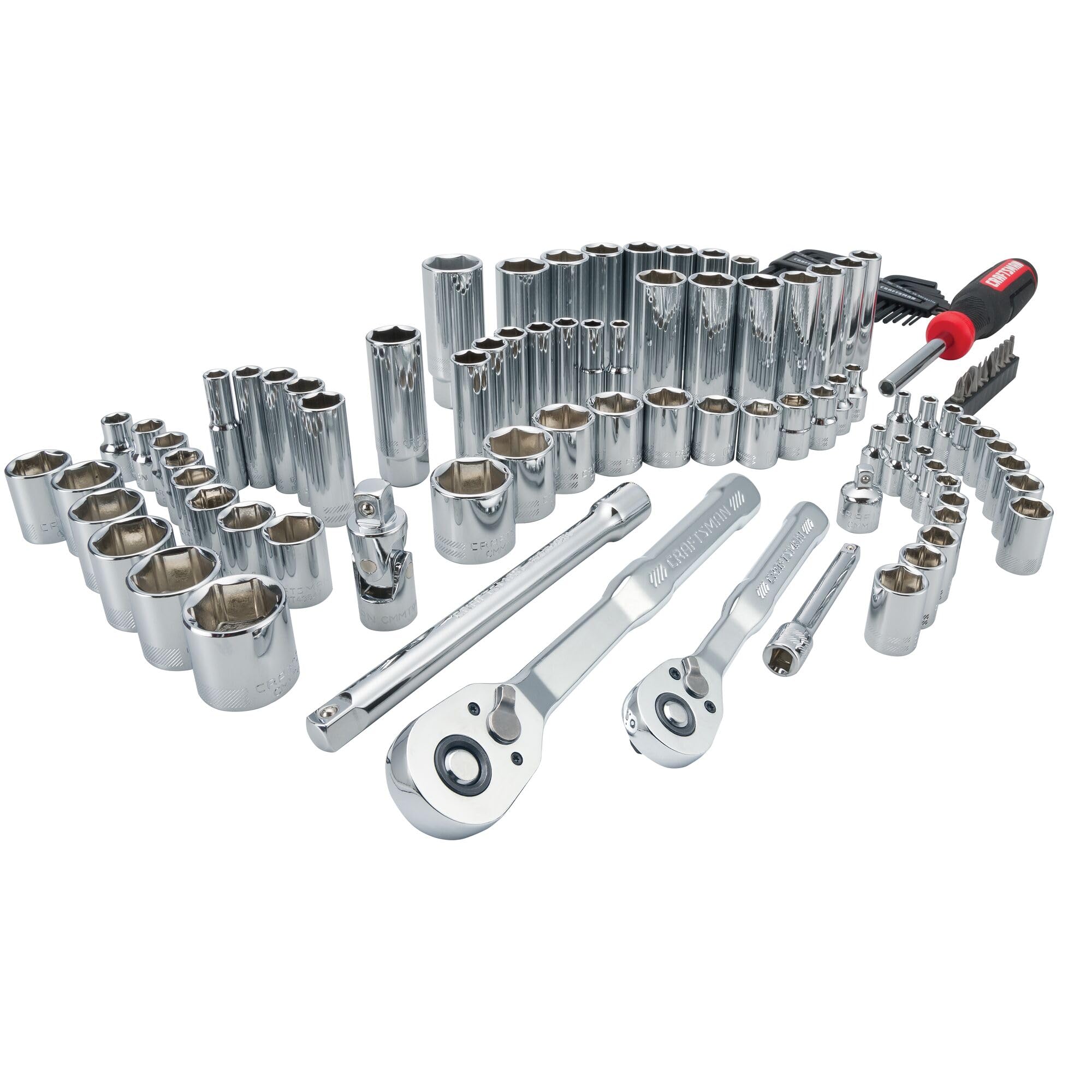 craftsman-cmmt12123-105-piece-mechanics-tool-set-sae-metric-with-1-4-3-8-drive-l image 4