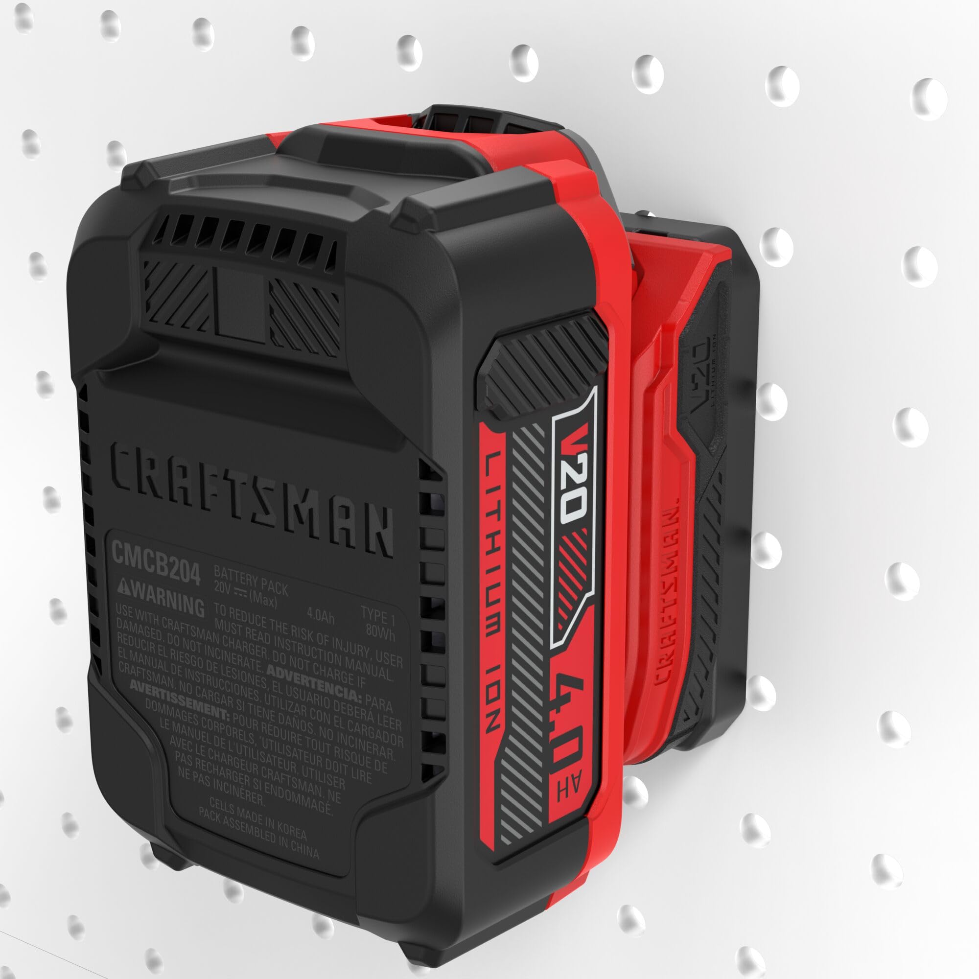 craftsman-versatrack-battery-cleat-single-cmst82820-easy-mount-pegboard-compatib image 4