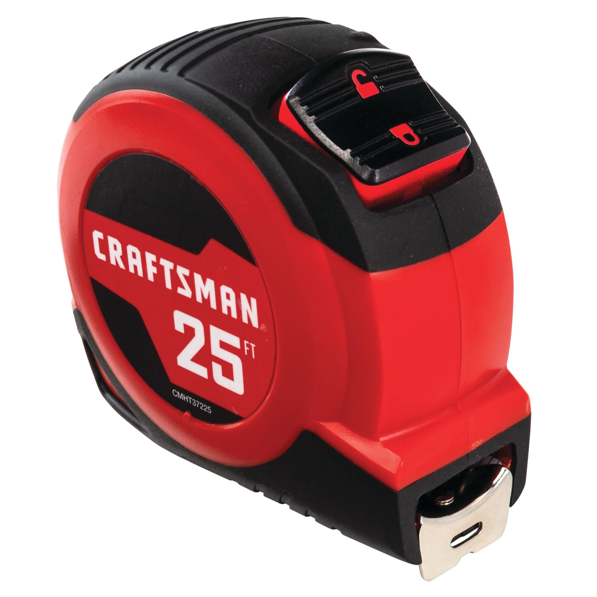 craftsman-25-ft-tape-measure-with-fraction-markings-retractable-self-locking-bla image 8