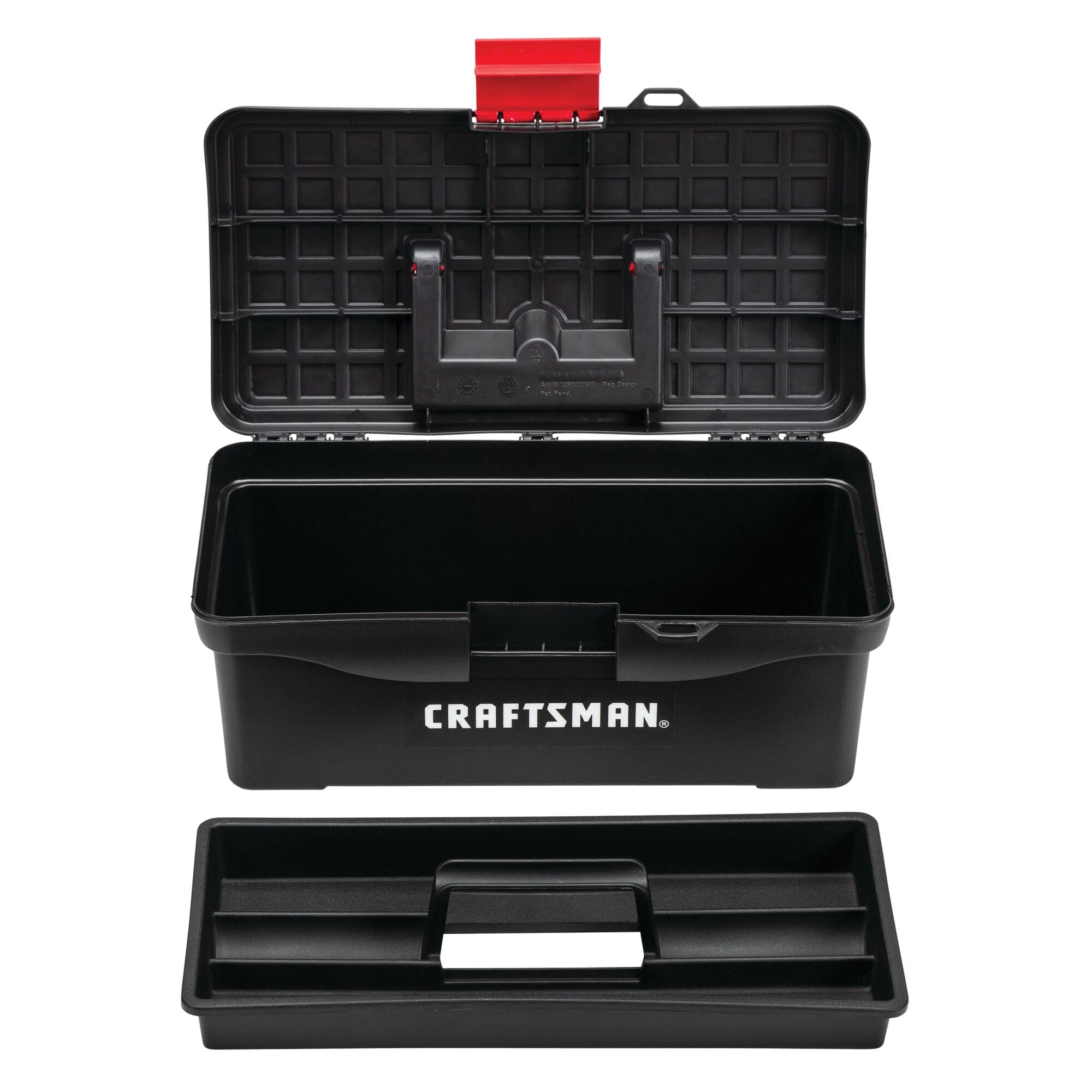 craftsman-tool-box-lockable-13-inch-red-black-cmst13004 image 4