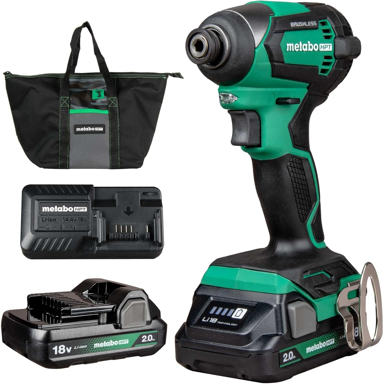 metabo-hpt-18v-brushless-impact-driver-kit-with-2-batteries-wh18dex image 1