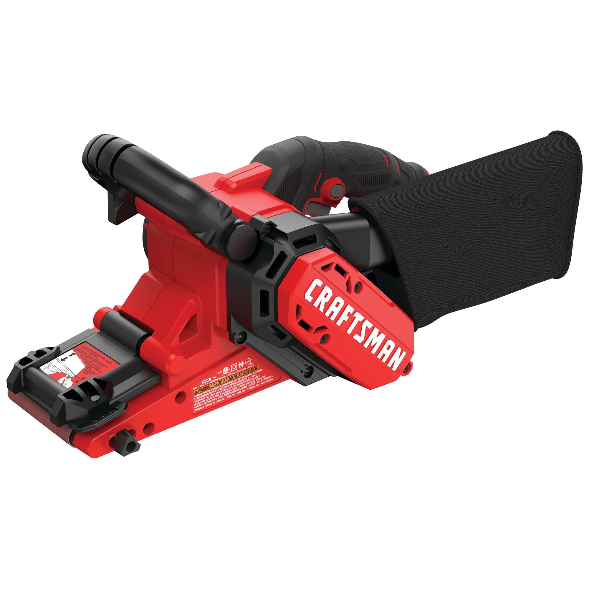 craftsman-cmew213-7-amp-3x21-inch-corded-belt-sander-angled-belt-design image 8