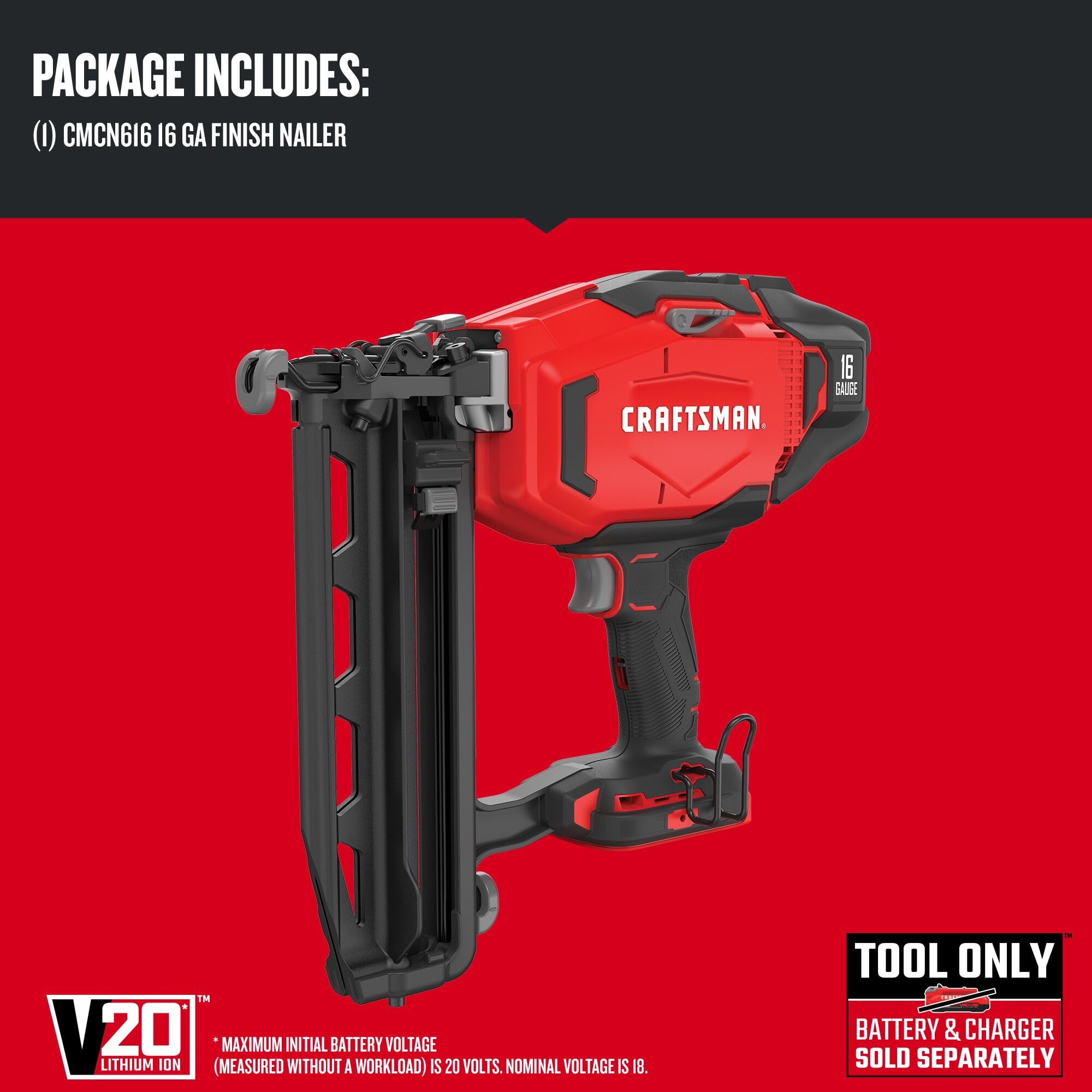 craftsman-v20-cordless-finish-nailer-16-gauge-bare-tool-only-cmcn616b-drives-up- image 6