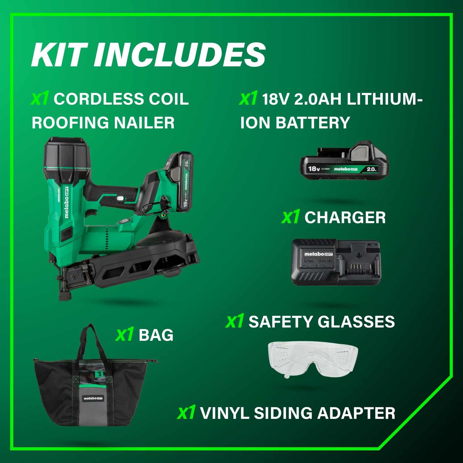metabo-hpt-18v-multivolt-brushless-cordless-coil-roofing-nailer-nv1845da-with-2- image 5