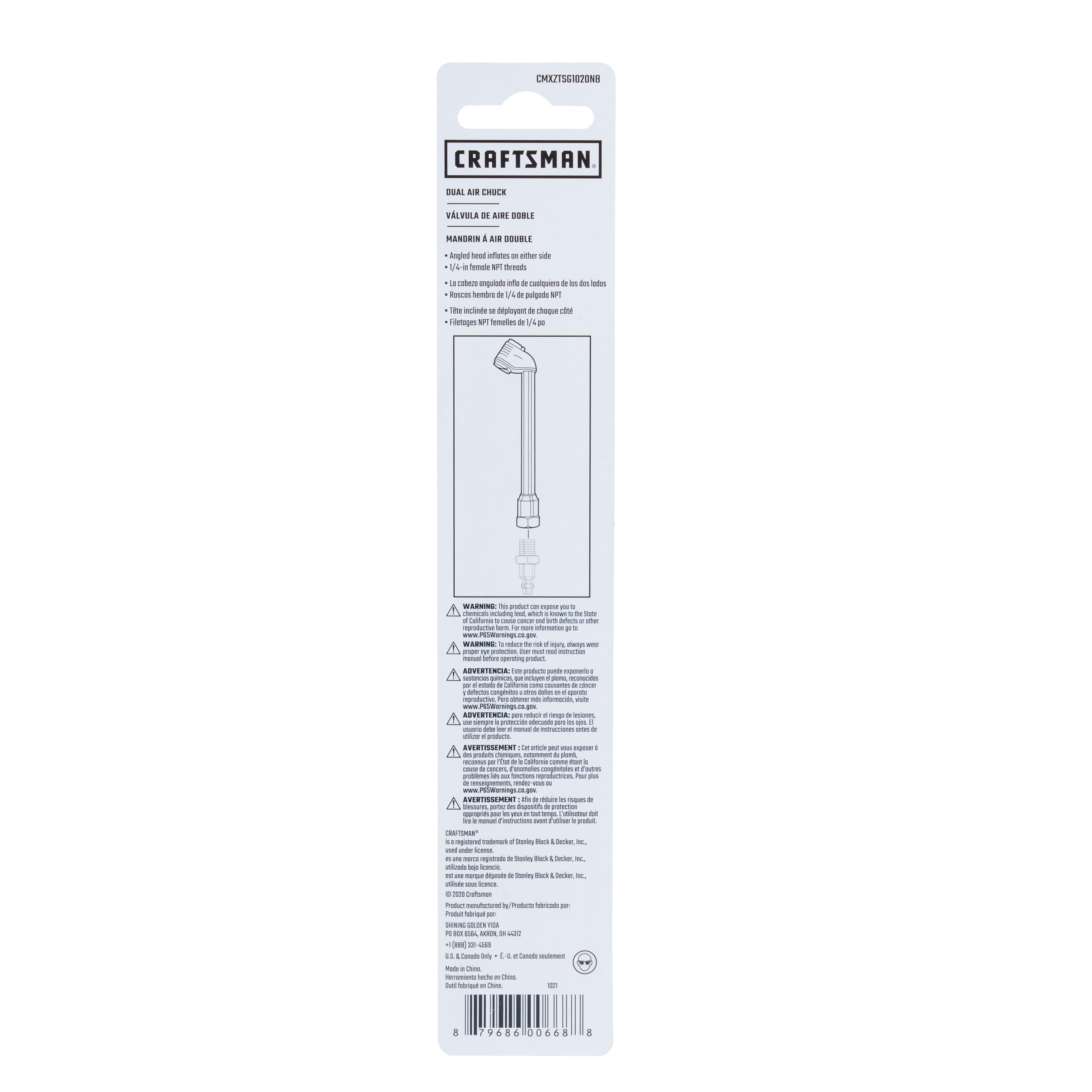 craftsman-dual-air-chuck-1-4-in-female-npt-extended-reach image 8