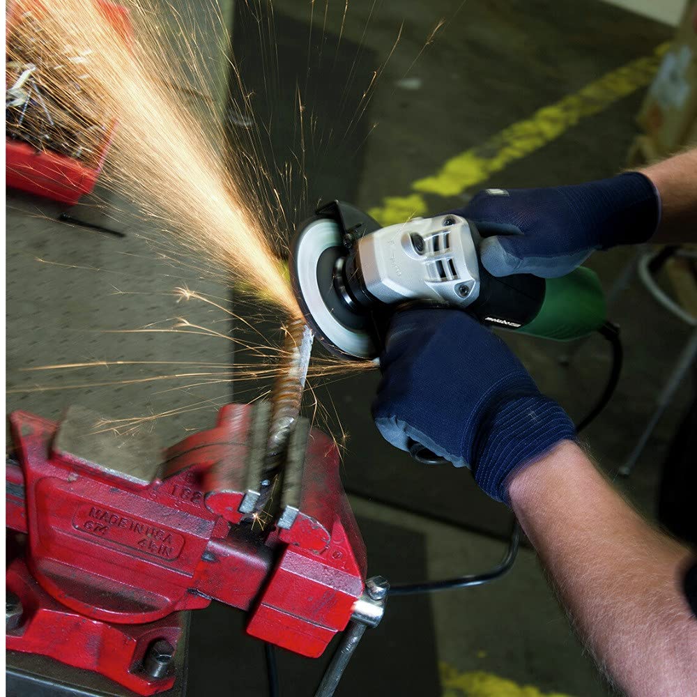 metabo-hpt-4-1-2-inch-angle-grinder-6-2-amp-motor-compact-lightweight-g12sr4-wit image 6