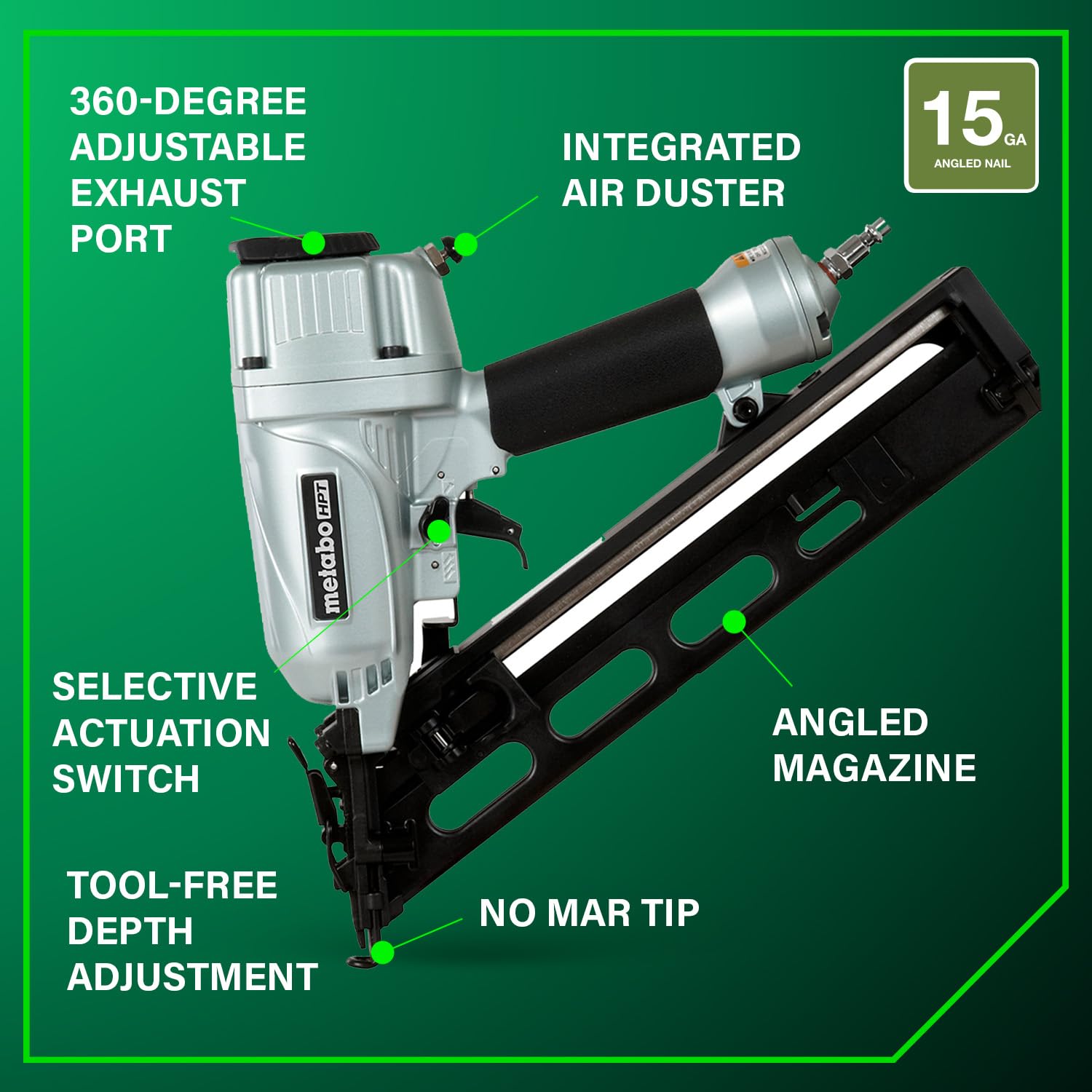 metabo-hpt-nt65ma4-15-gauge-angled-finish-nailer-selective-actuation-air-duster- image 4
