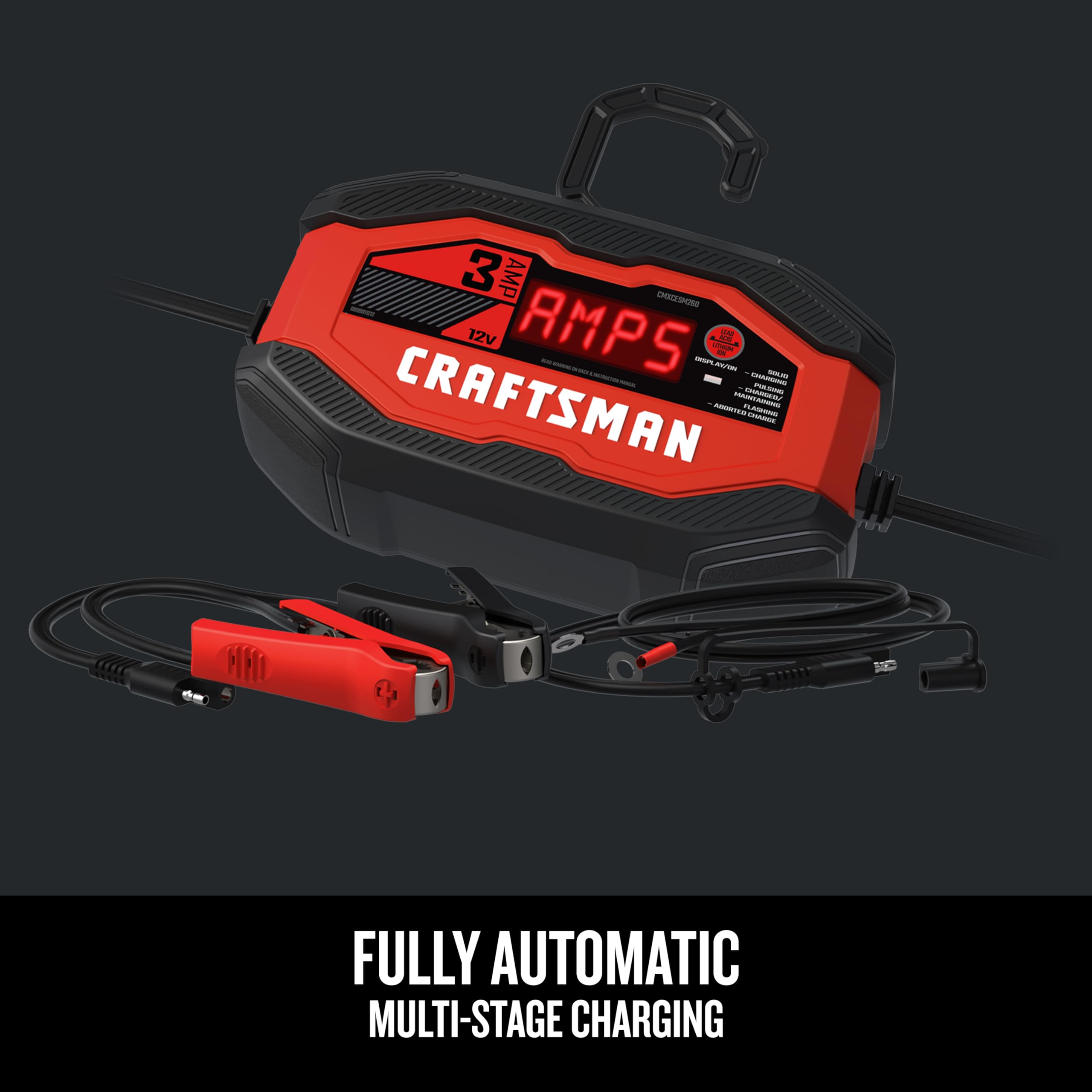 craftsman-cmxcesm260-3-in-1-3-amp-12v-fully-automatic-battery-charger-and-mainta image 4