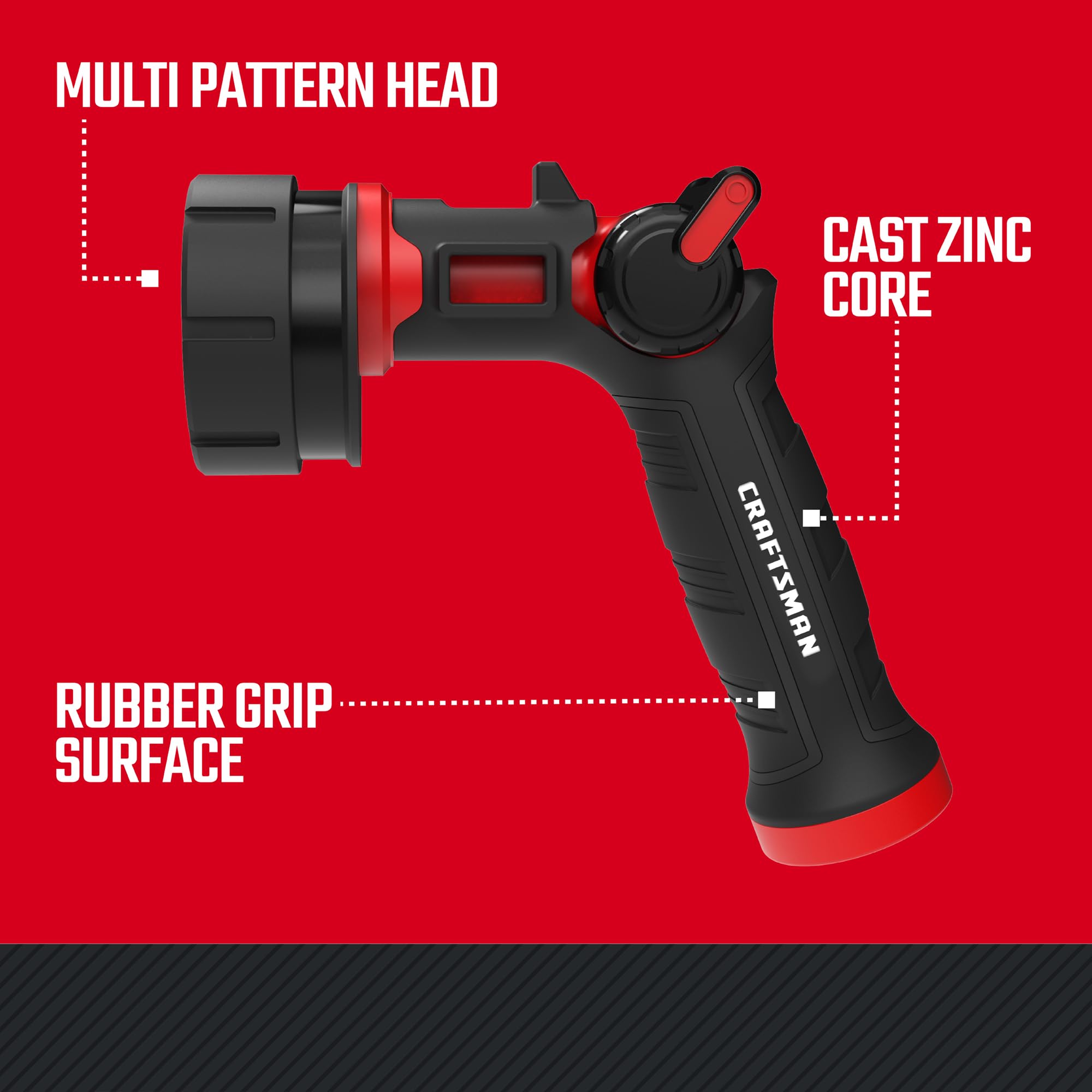 craftsman-heavy-duty-7-pattern-water-nozzle-with-cast-zinc-core image 2