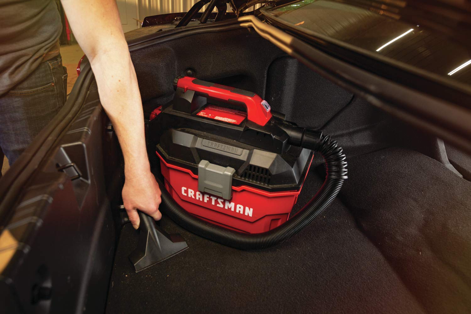 craftsman-v20-2-gallon-wet-dry-vac-tool-only-cmcv002b-35-cfm-hepa-filter-7-ft-ho image 8