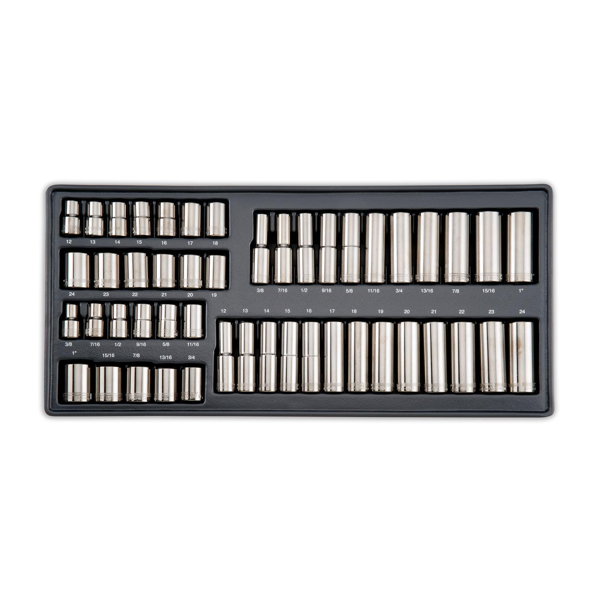 craftsman-overdrive-284-piece-mechanics-tool-set-with-gunmetal-chrome-finish-cmm image 8