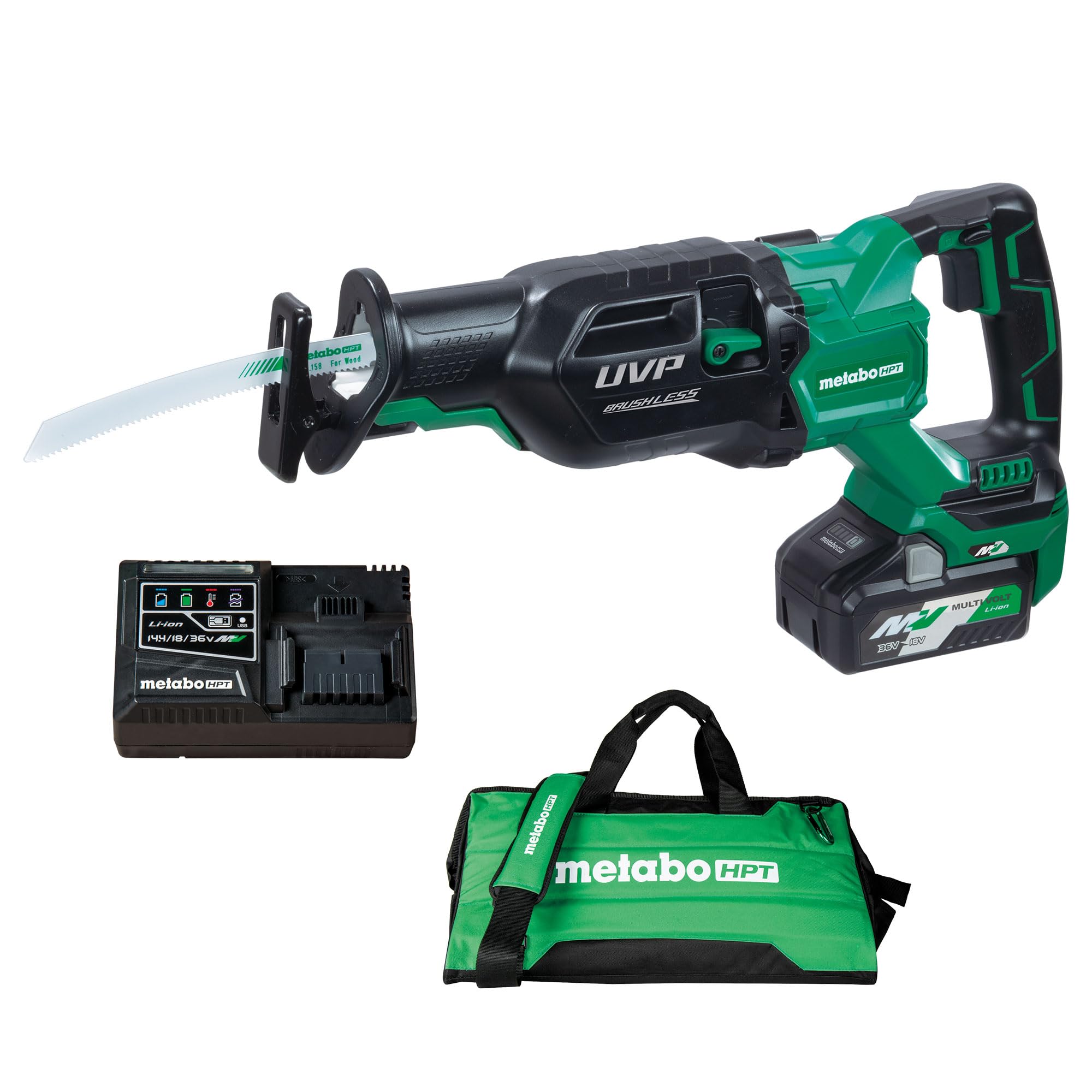 metabo-hpt-36v-multivolt-brushless-reciprocating-saw-kit-cr36da image 1