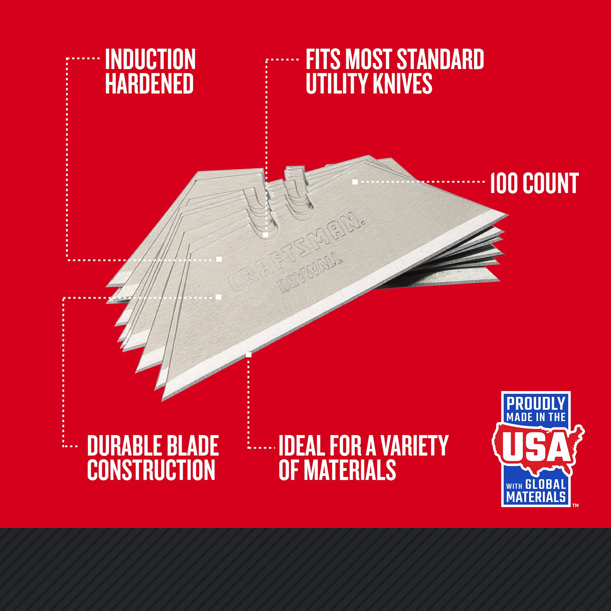 craftsman-utility-knife-blades-100-pack-for-drywall-leather-rubber-and-more-cmht image 2