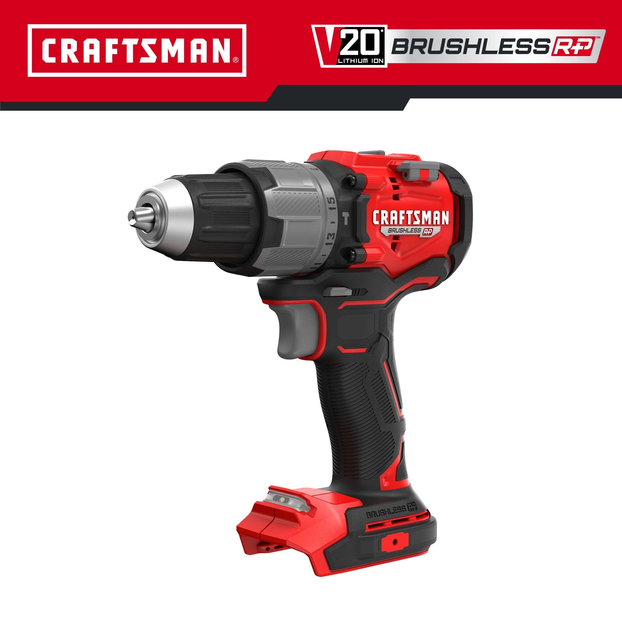 craftsman-v20-1-2-inch-cordless-hammer-drill-bare-tool-only-cmcd726b image 2