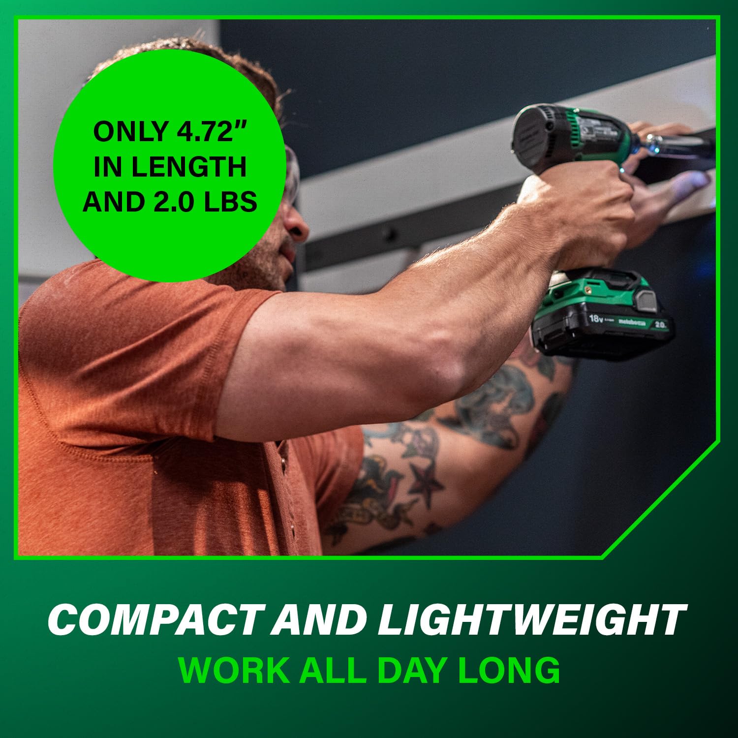 metabo-hpt-18v-brushless-drill-impact-driver-combo-kit-kc18dexqb-with-2-2-0ah-ba image 8