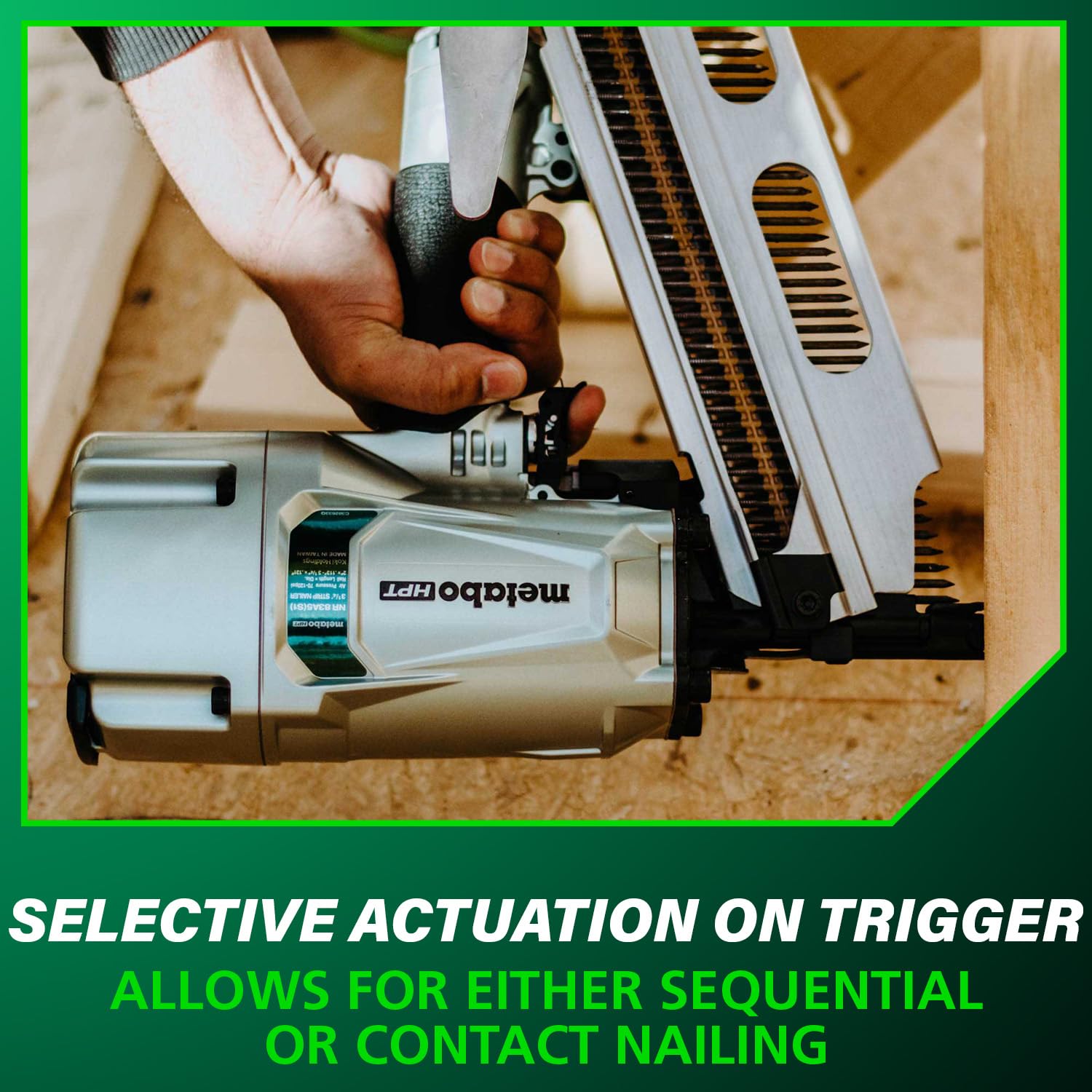 metabo-hpt-nr83a5-s1-3-1-4-21-pneumatic-framing-nailer-with-high-grade-aluminum- image 6