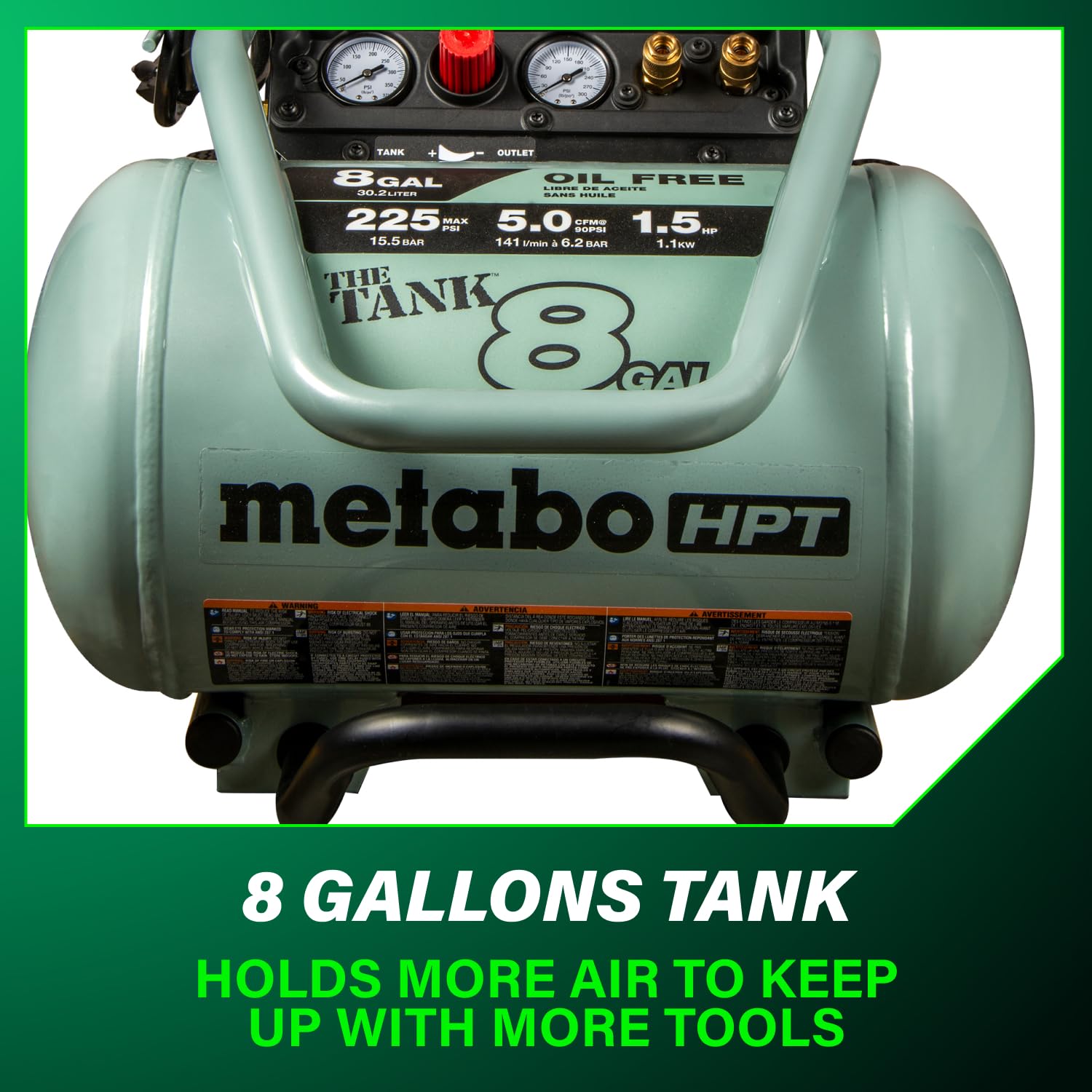 metabo-hpt-8-gallon-trolley-air-compressor-225-psi-ec1315s image 8