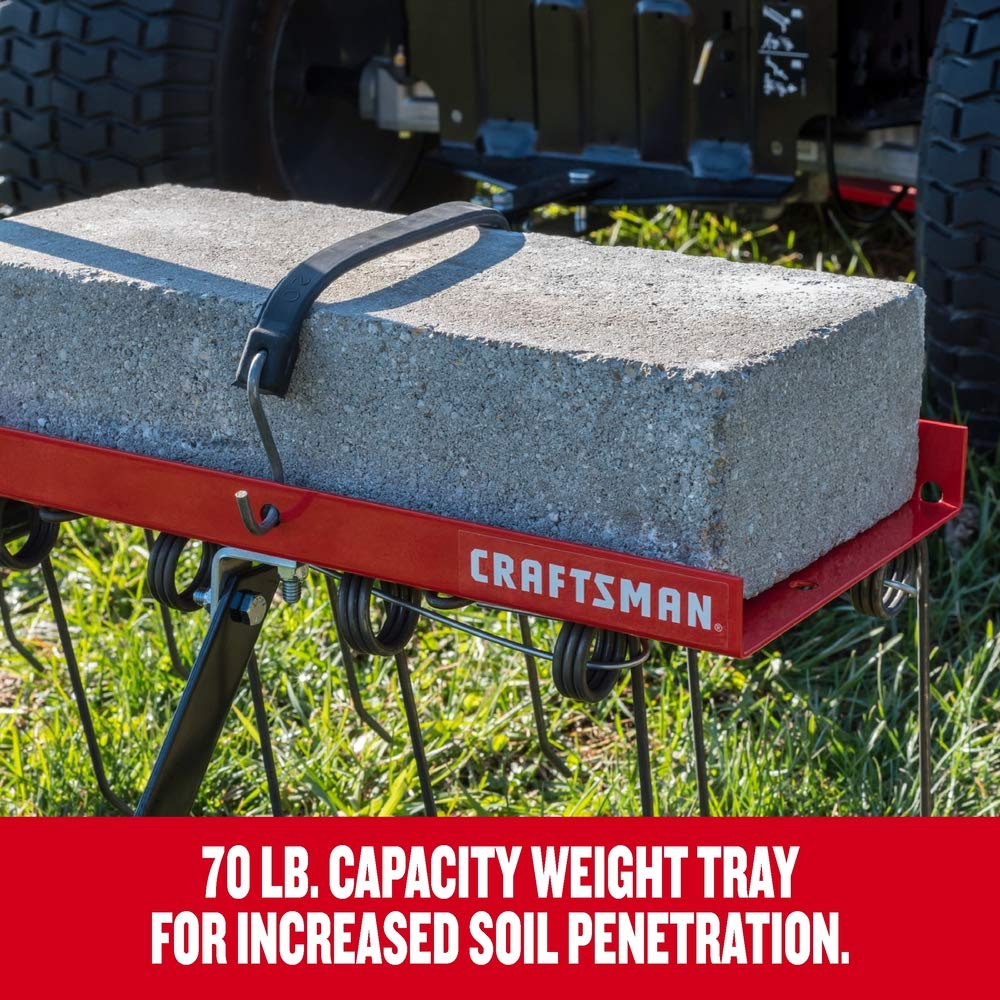 craftsman-cmxgzbf7124315-40-inch-tow-behind-lawn-dethatcher-with-20-durable-spri image 5