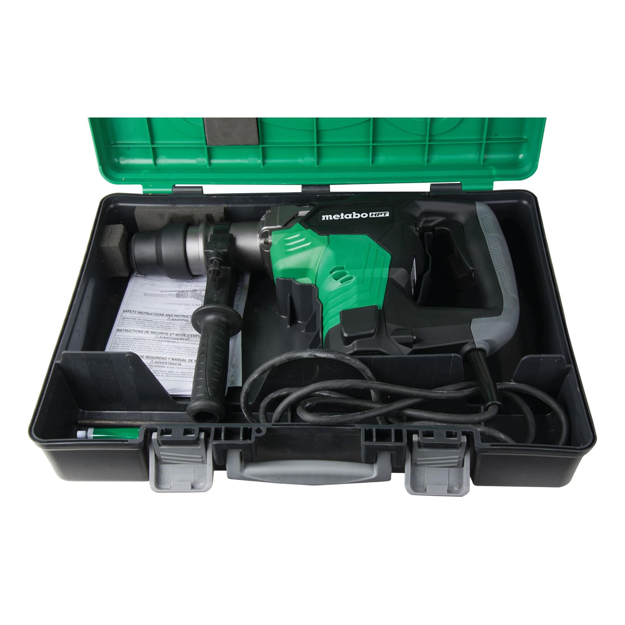 metabo-hpt-dh40mc-rotary-hammer-1-9-16-sds-max-10-amp-6-3-ft-lbs-impact-energy-2 image 4