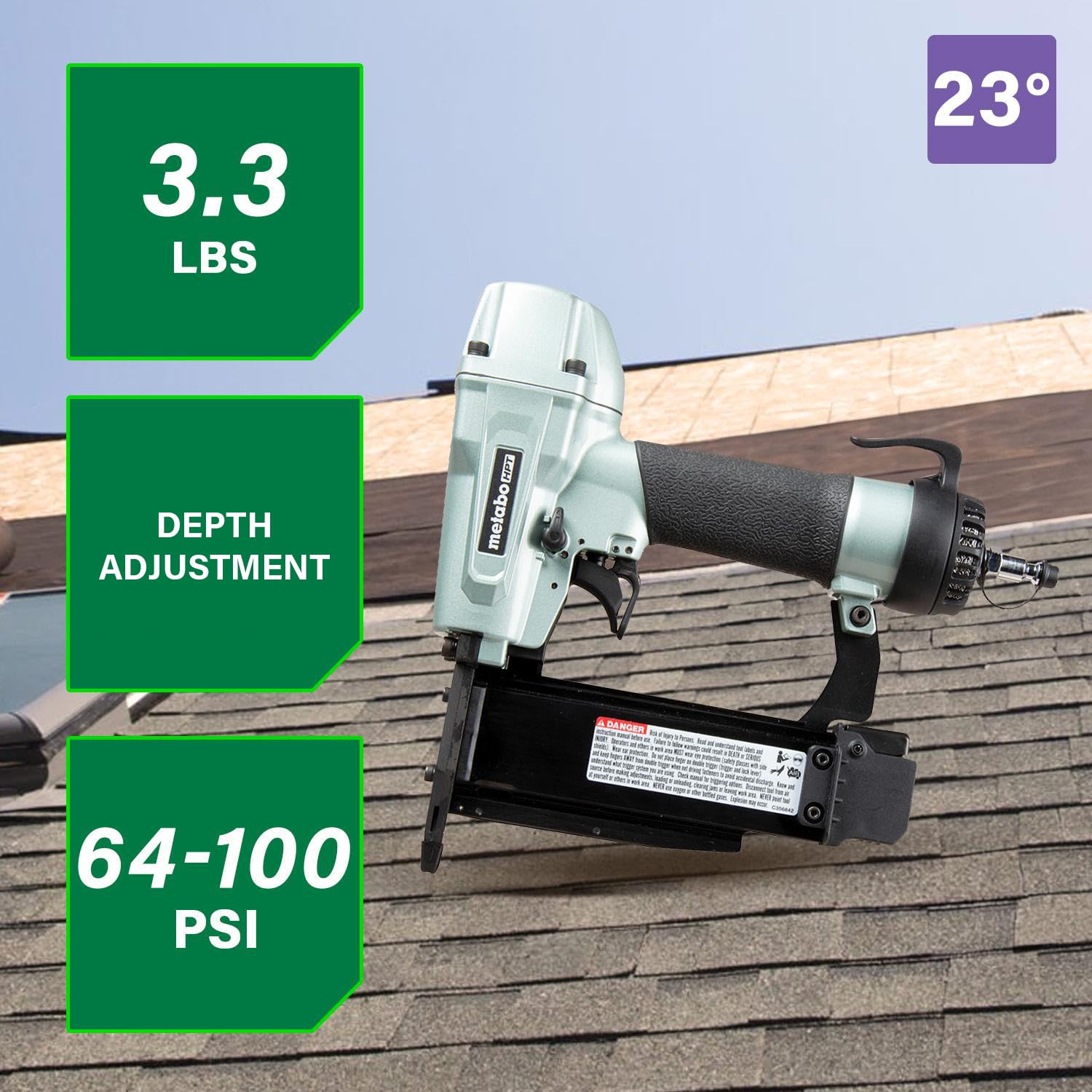 metabo-hpt-np50a-23-gauge-pin-nailer-kit-pneumatic-aluminum-magazine-1-2-2 image 2