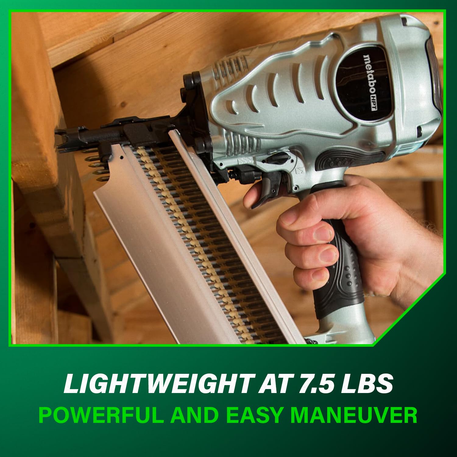 metabo-hpt-nr90aes1-framing-nailer-21-degree-plastic-collated-lightweight-7-5-lb image 8