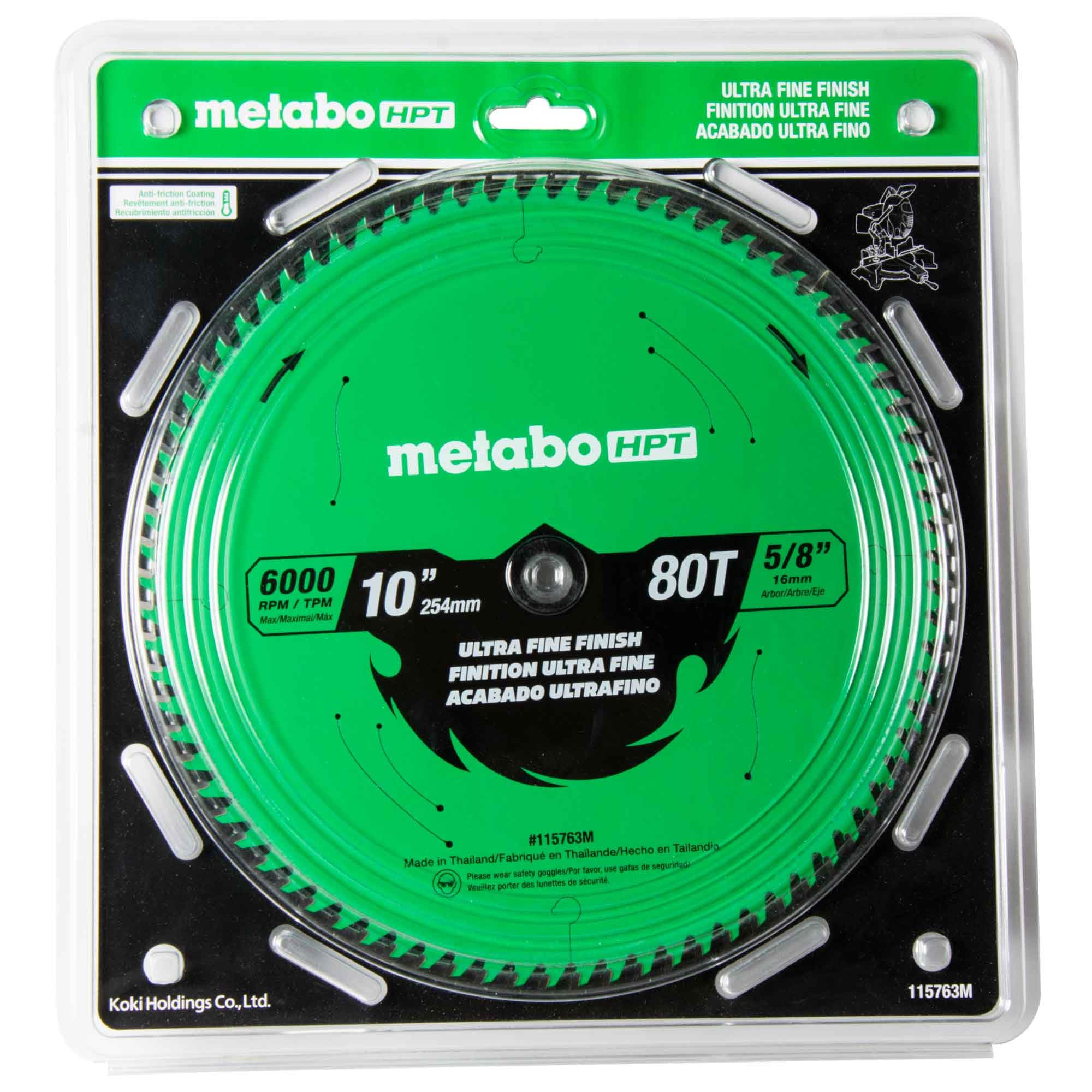 metabo-hpt-10-inch-miter-saw-table-saw-blade-ultra-fine-finish-80-tooth-5-8-inch image 2