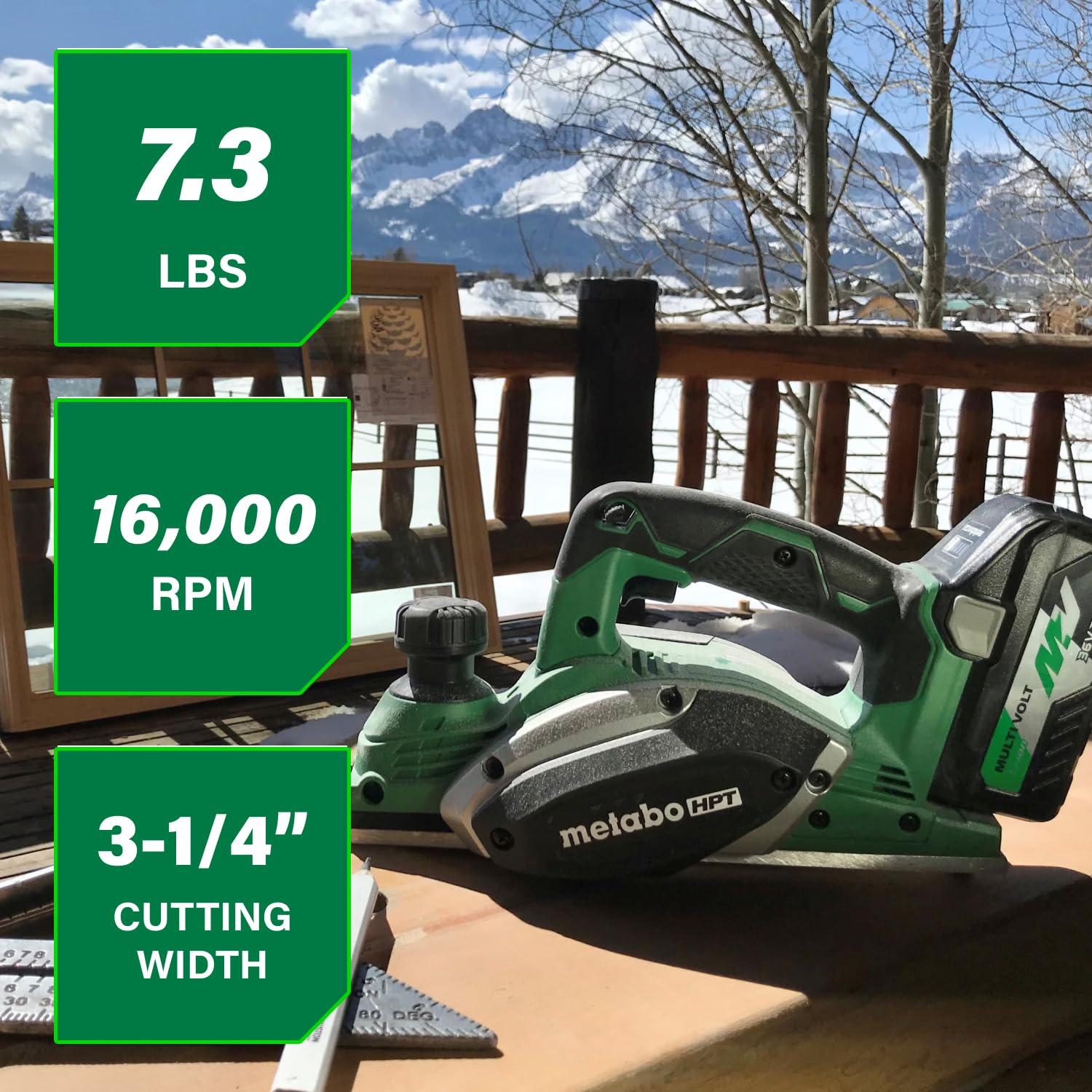 metabo-hpt-18v-multivolt-cordless-hand-planer-tool-only-3-1-4-inch-p18dslq4 image 3