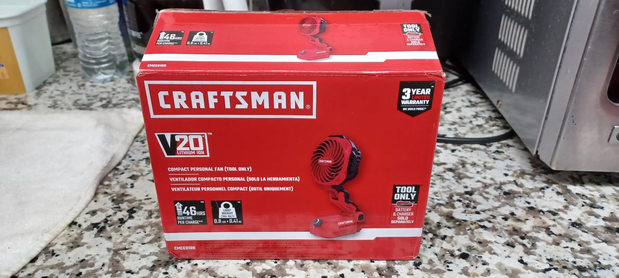 Great for cooling off in the garage