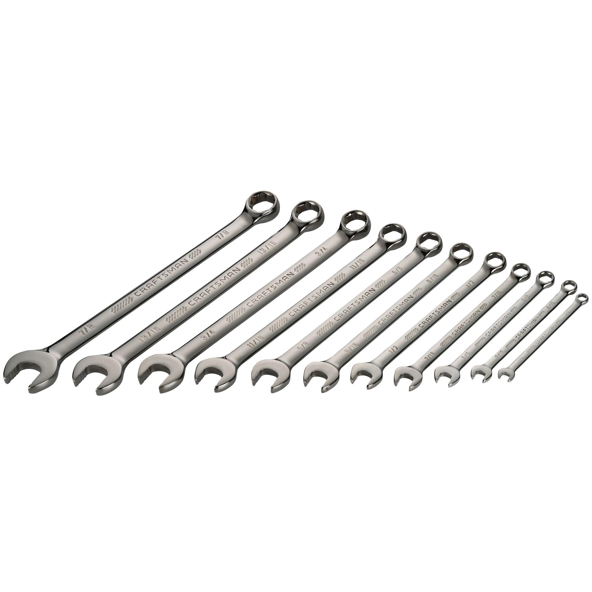 craftsman-overdrive-11-piece-sae-wrench-set-cmmt87711-anti-slip-rust-resistant image 6