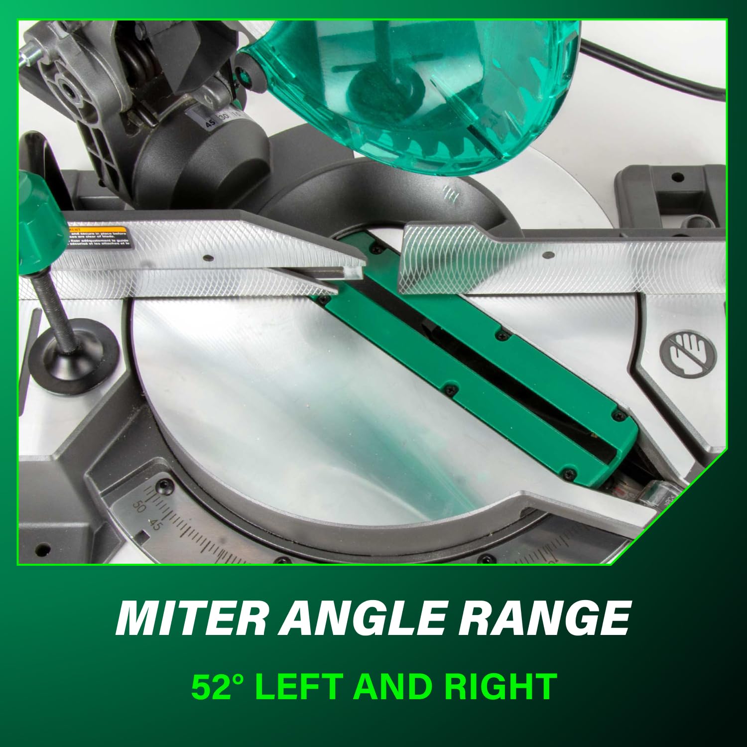 metabo-hpt-c10fcg2-10-inch-single-bevel-compound-miter-saw-15-amp-5-000-rpm-ligh image 8
