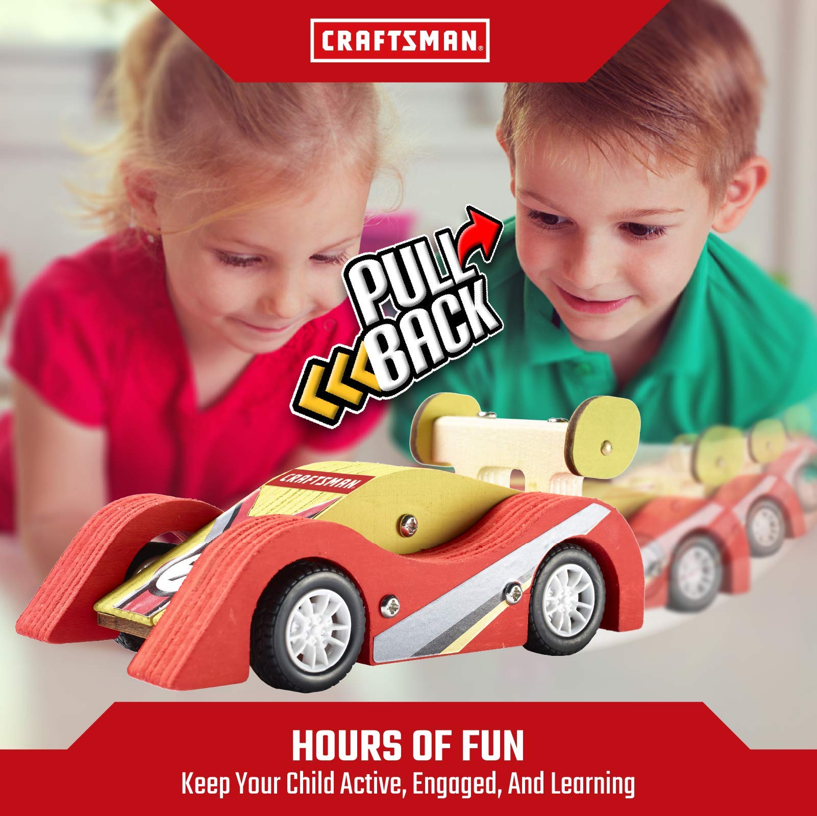 craftsman-pull-back-sports-car-kit-diy-wooden-building-toy-for-kids-ages-5-12 image 3