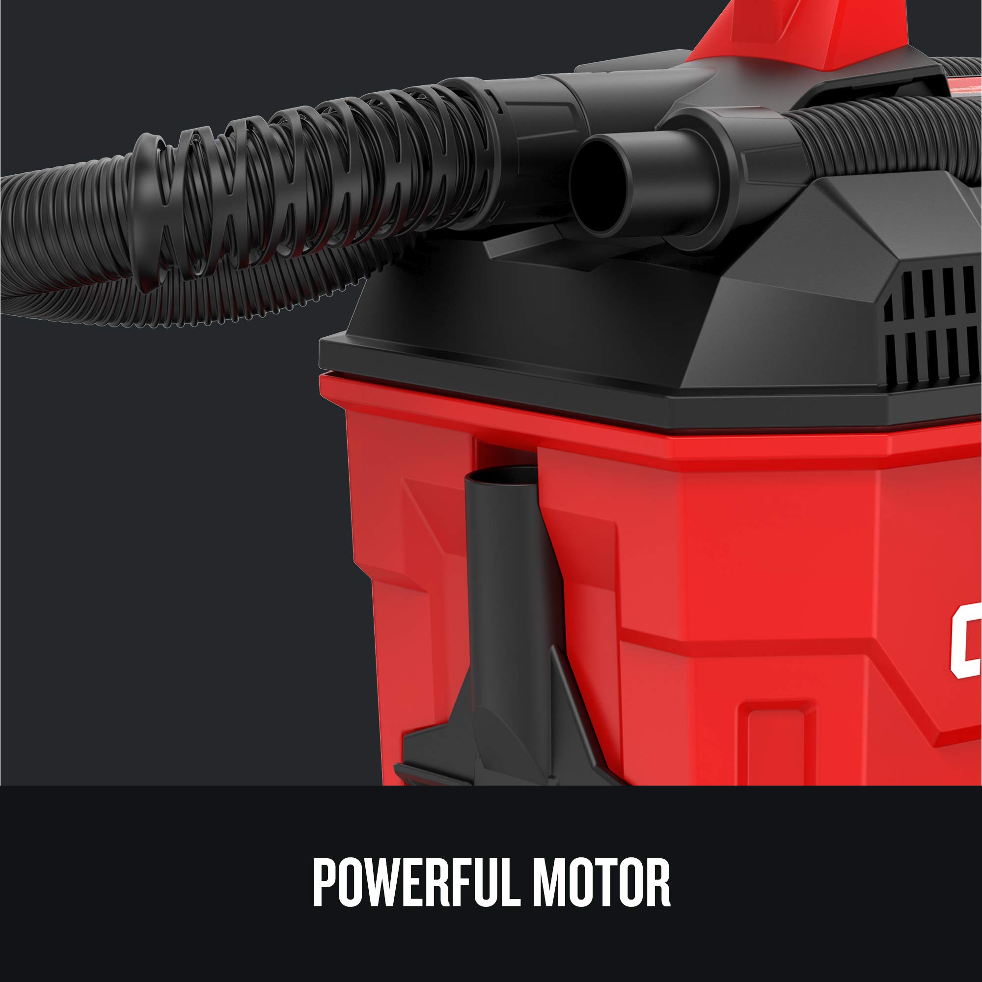 craftsman-v20-2-gallon-wet-dry-vac-tool-only-cmcv002b-35-cfm-hepa-filter-7-ft-ho image 4