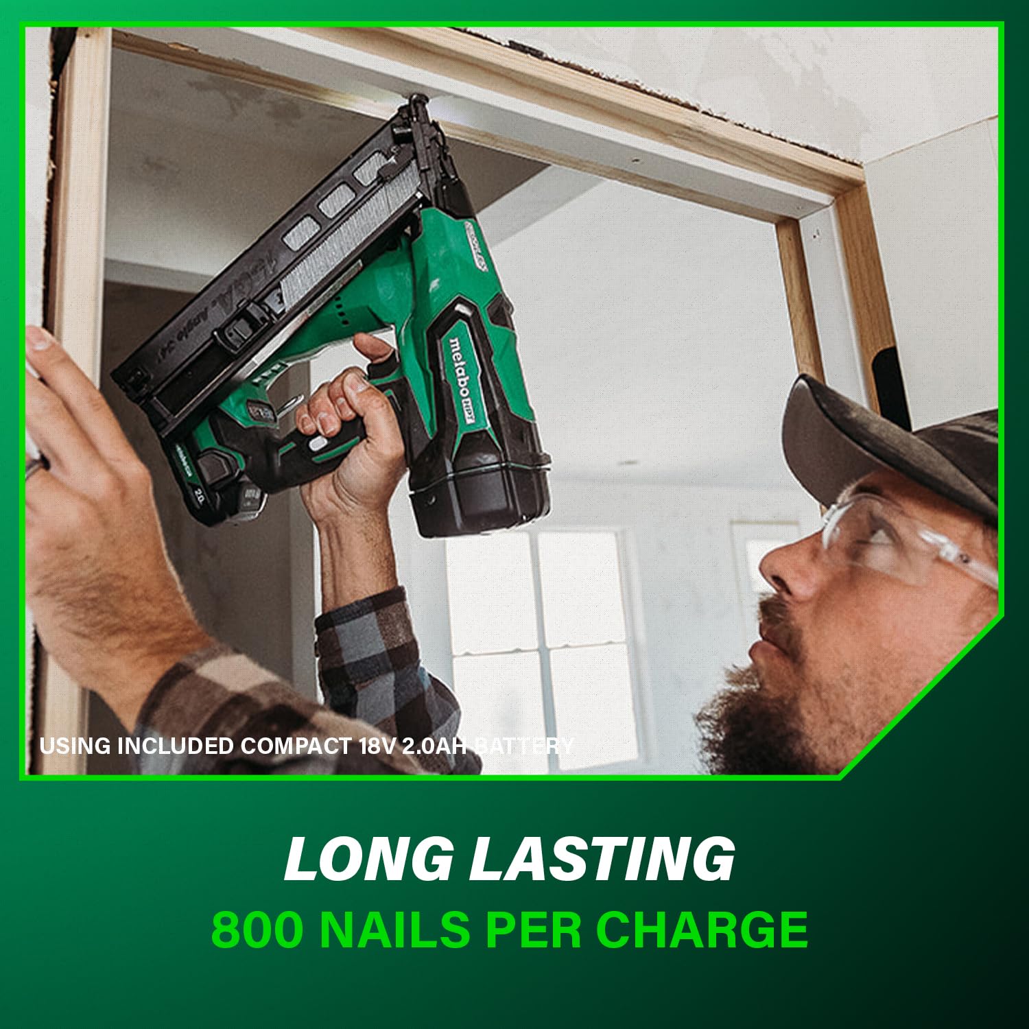 metabo-hpt-18v-multivolt-brushless-15-gauge-angled-finish-nailer-kit-nt1865dmast image 6