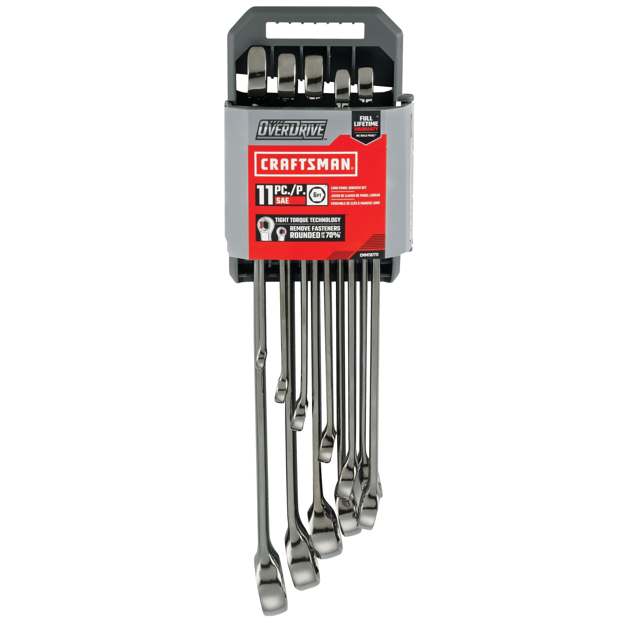 craftsman-overdrive-11-piece-sae-wrench-set-cmmt87711-anti-slip-rust-resistant image 8