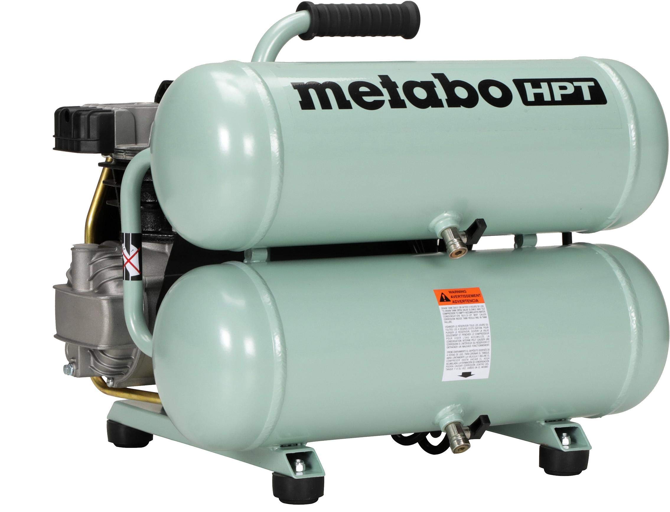 metabo-hpt-ec99s-4-gallon-twin-stack-air-compressor image 4