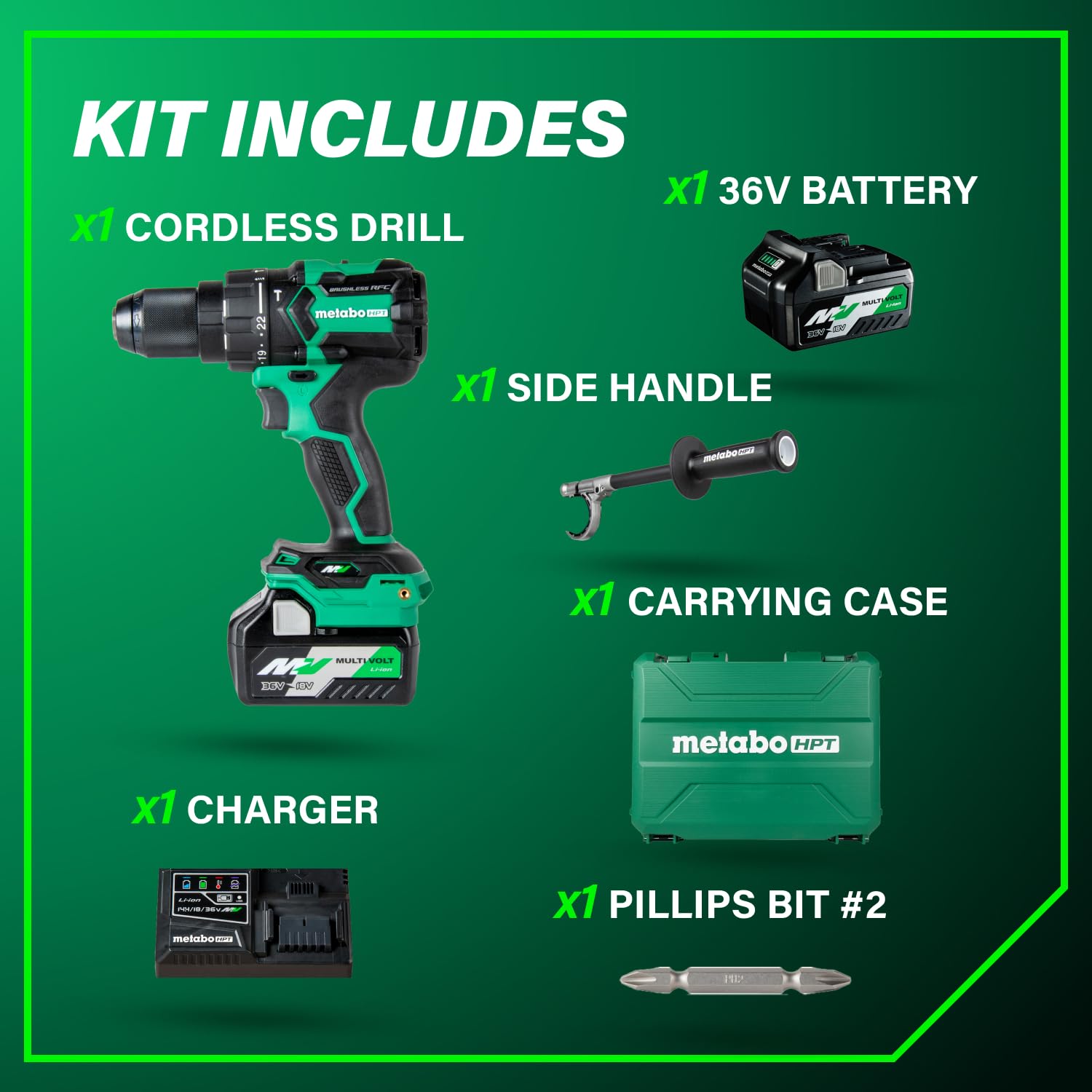 metabo-hpt-36v-multivolt-cordless-brushless-1-2-hammer-drill-kit-dv36dc-most-pow image 8