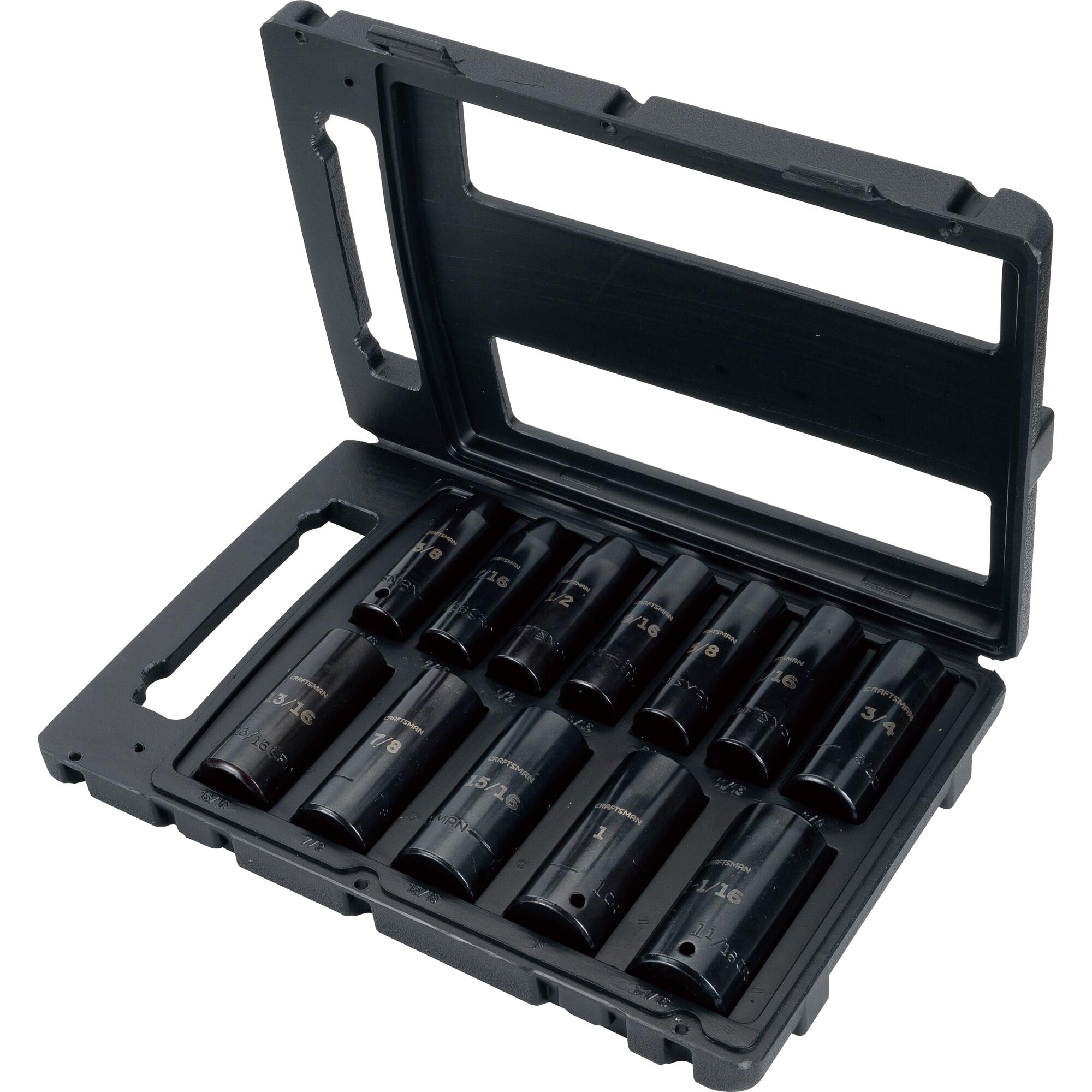 craftsman-cmmt15886-12-piece-sae-deep-impact-socket-set-1-2-inch-drive-6-point-b image 5