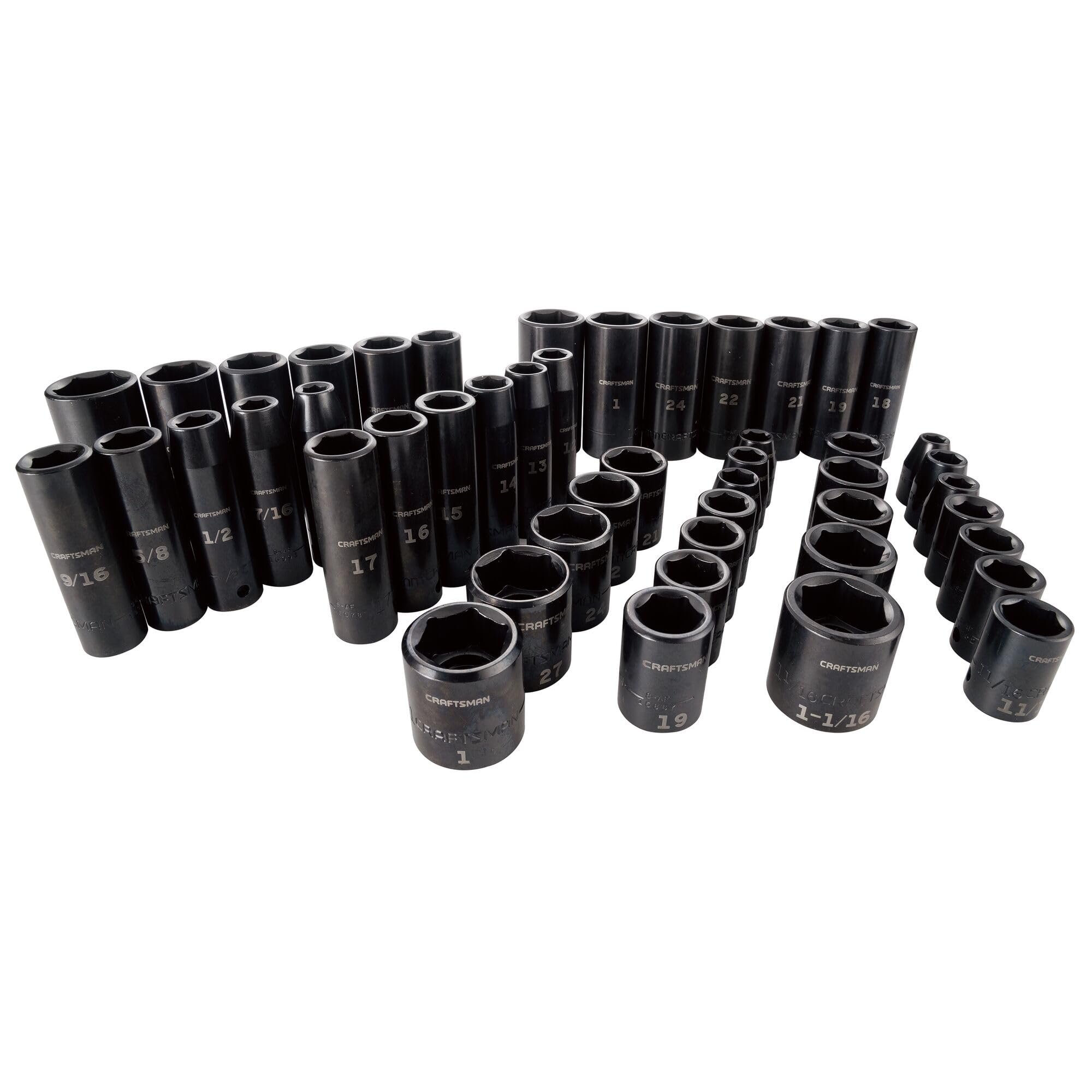 craftsman-cmmt16548-48-piece-1-2-inch-drive-sae-deep-impact-socket-set image 1
