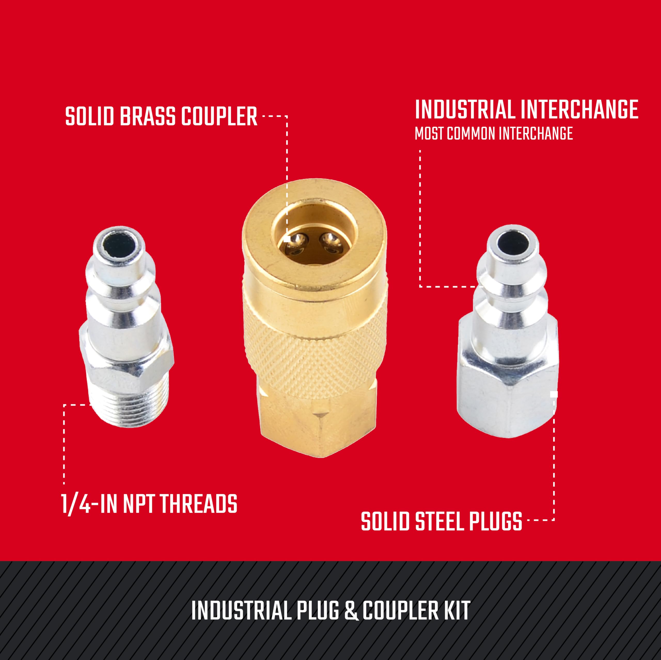 craftsman-1-4-in-npt-universal-coupler-plug-kit-3-piece-industrial-interchange-s image 3