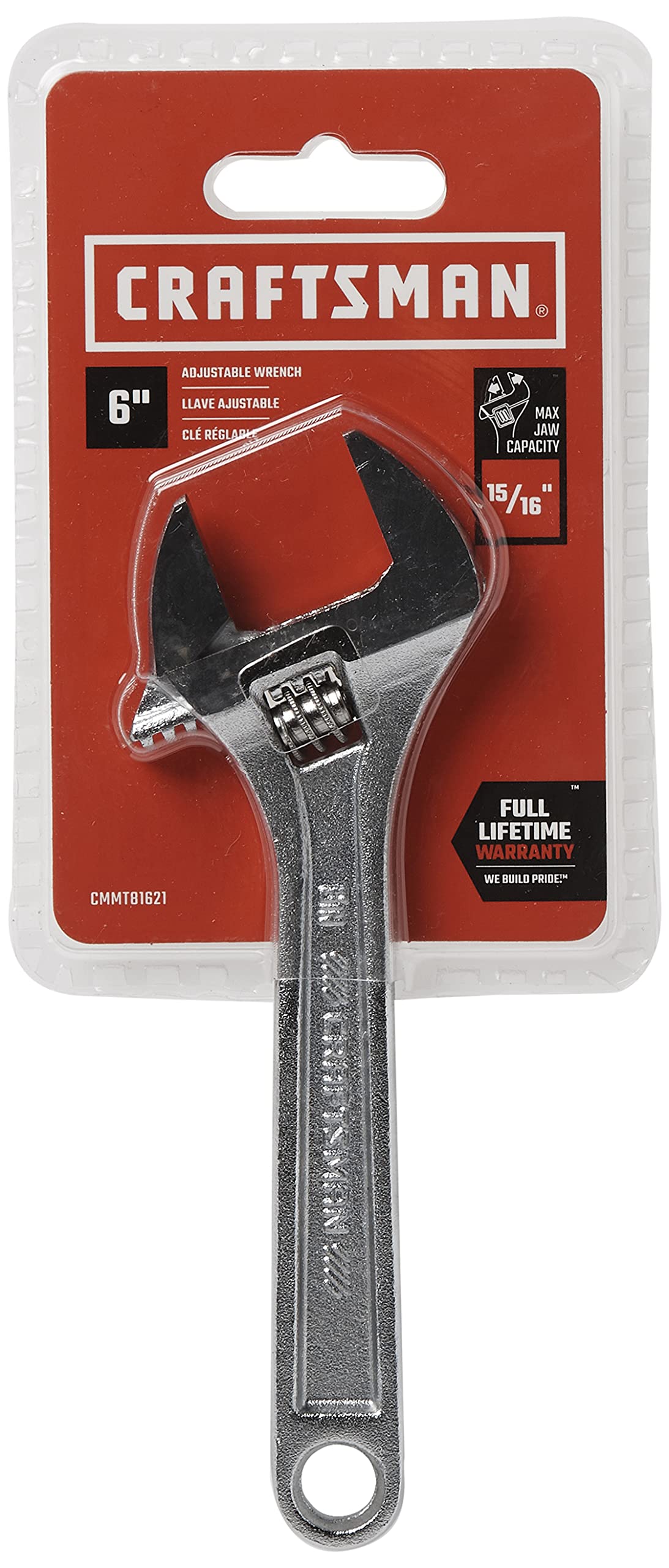 craftsman-cmmt81621-6-inch-adjustable-wrench-with-chrome-finish image 2
