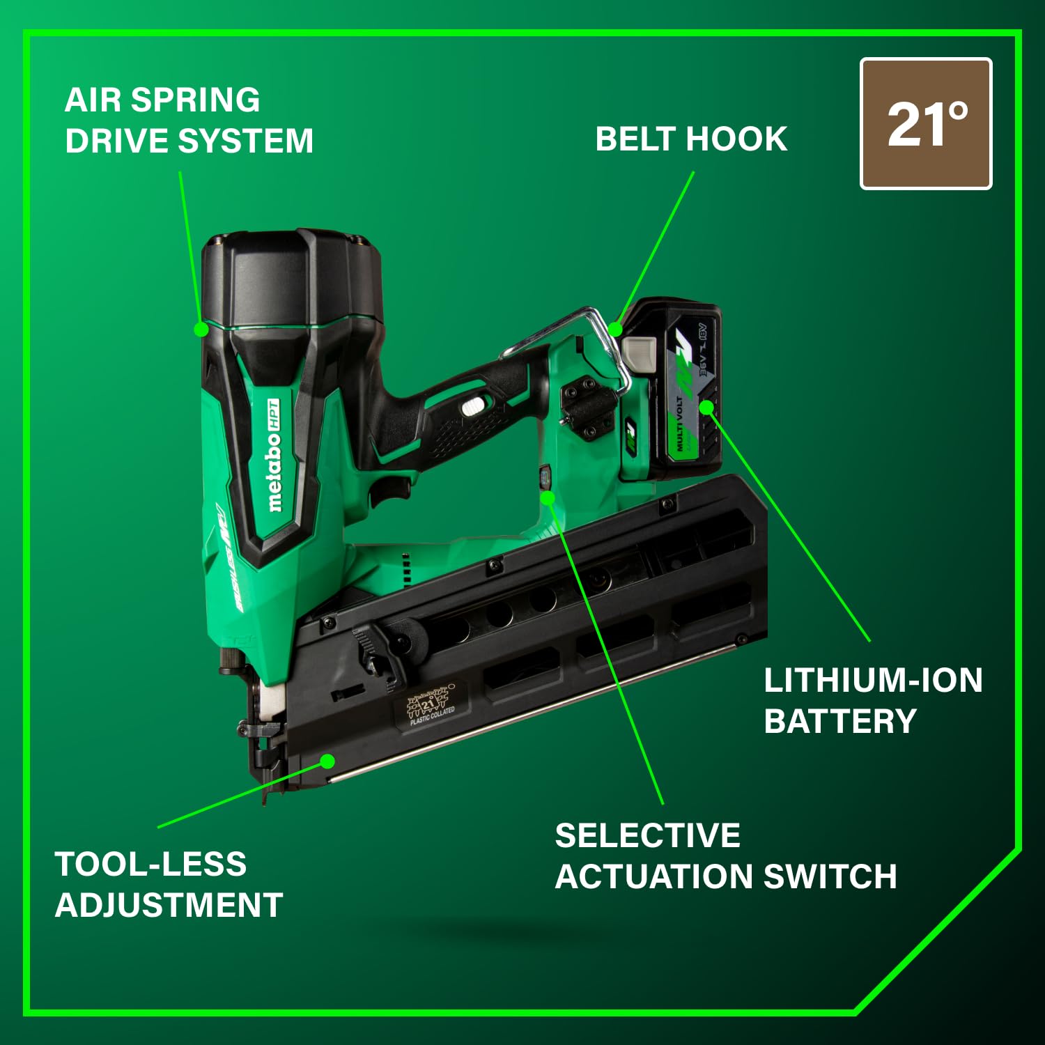 metabo-hpt-36v-multivolt-cordless-framing-nailer-kit-nr3690dr image 4