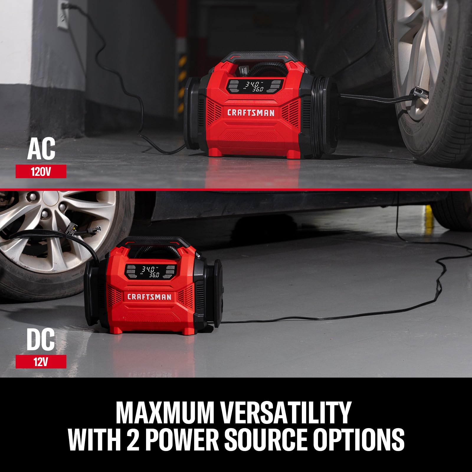 craftsman-dual-power-tire-inflator-12v-dc-120v-ac-with-digital-gauge-auto-shut-o image 6