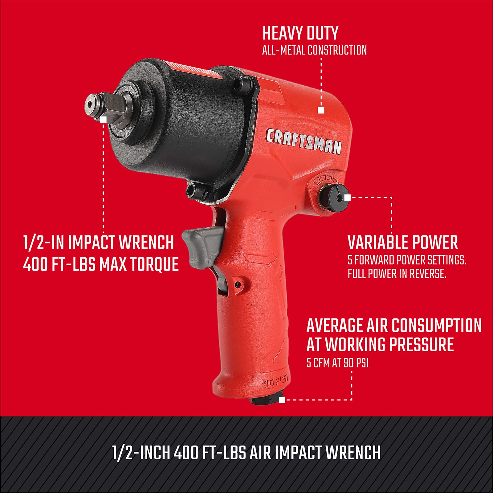 craftsman-1-2-inch-400-ft-lbs-air-impact-wrench-heavy-duty-all-metal-constructio image 2