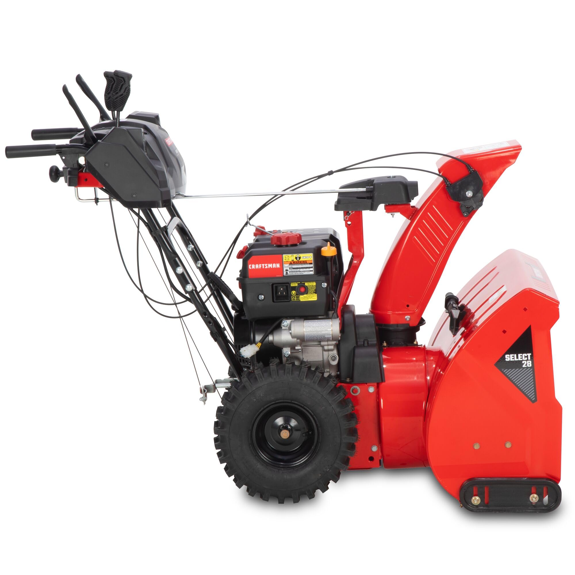 craftsman-select-28-two-stage-self-propelled-snow-thrower-with-push-button-start image 2