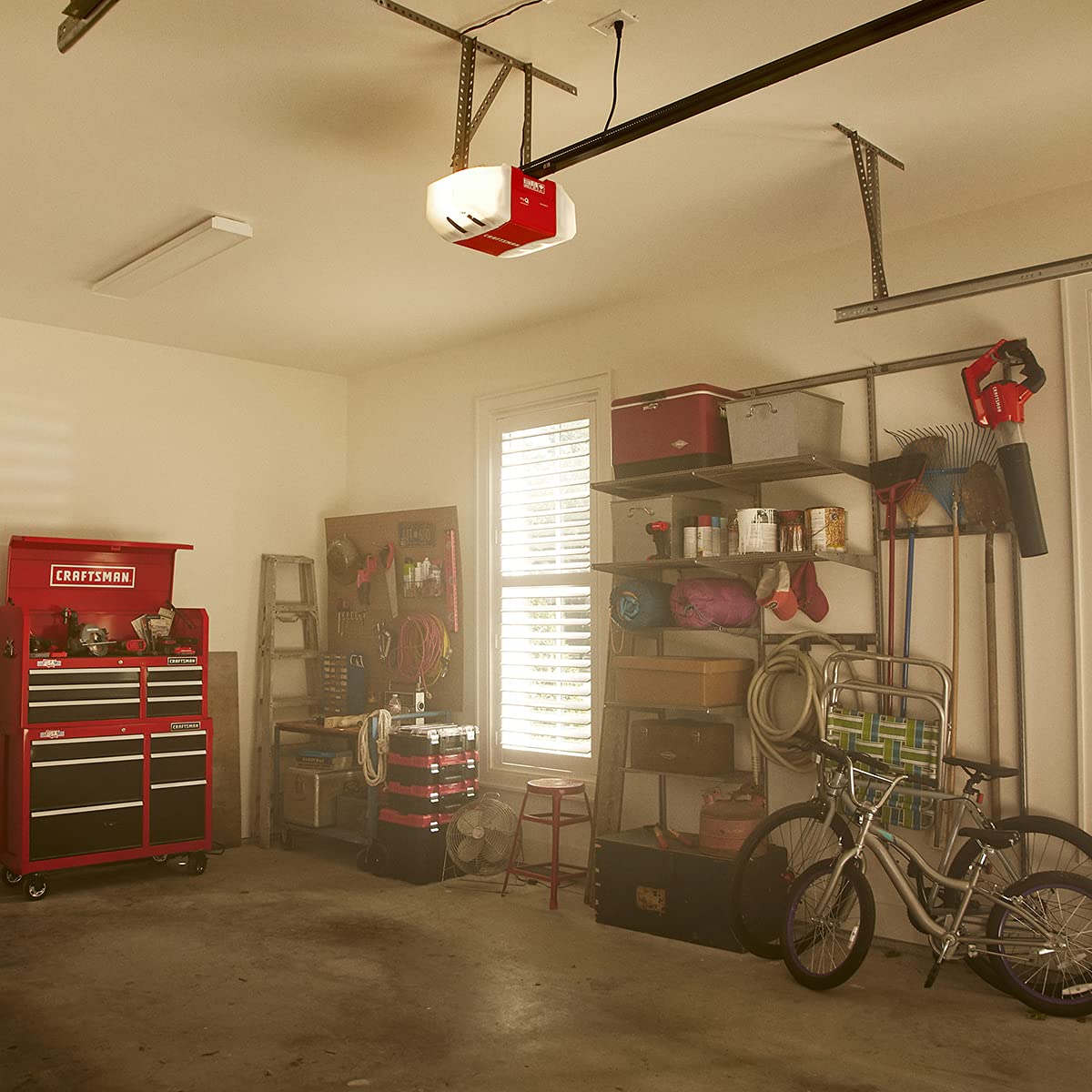 craftsman-1-1-4-hp-ultra-quiet-belt-drive-smart-garage-door-opener-with-myq-mode image 2